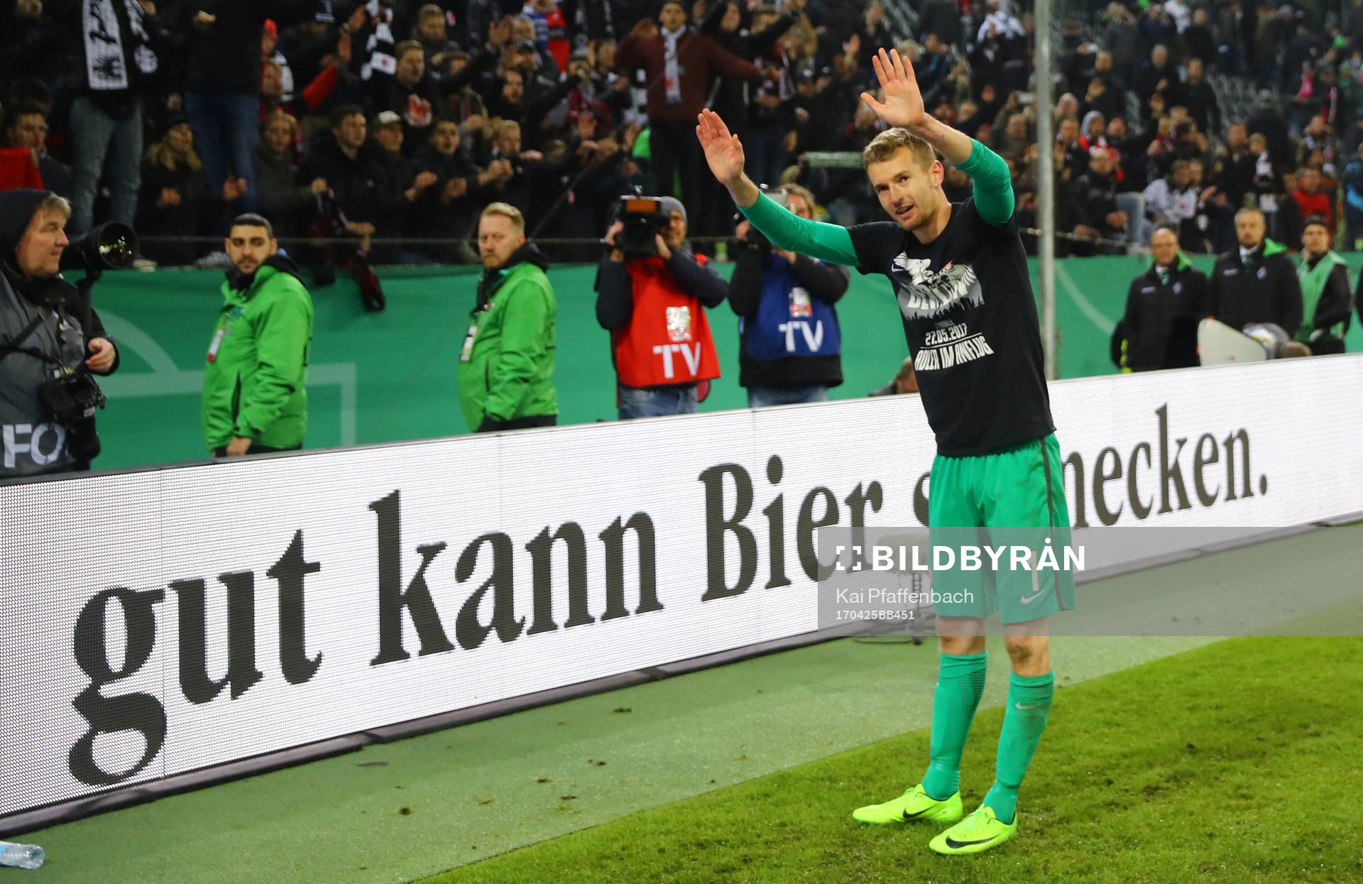 Fotboll, Tyska Cupen, Borussia Mönchengladbach - Eintracht