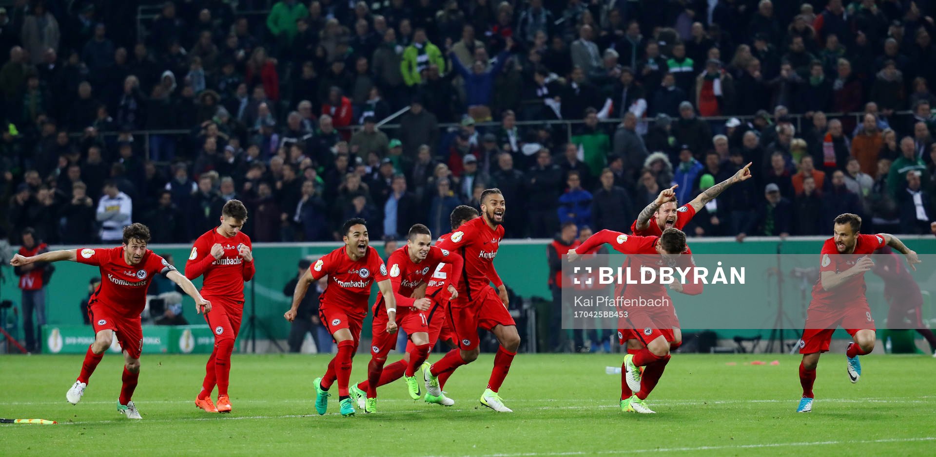 Fotboll, Tyska Cupen, Borussia Mönchengladbach - Eintracht