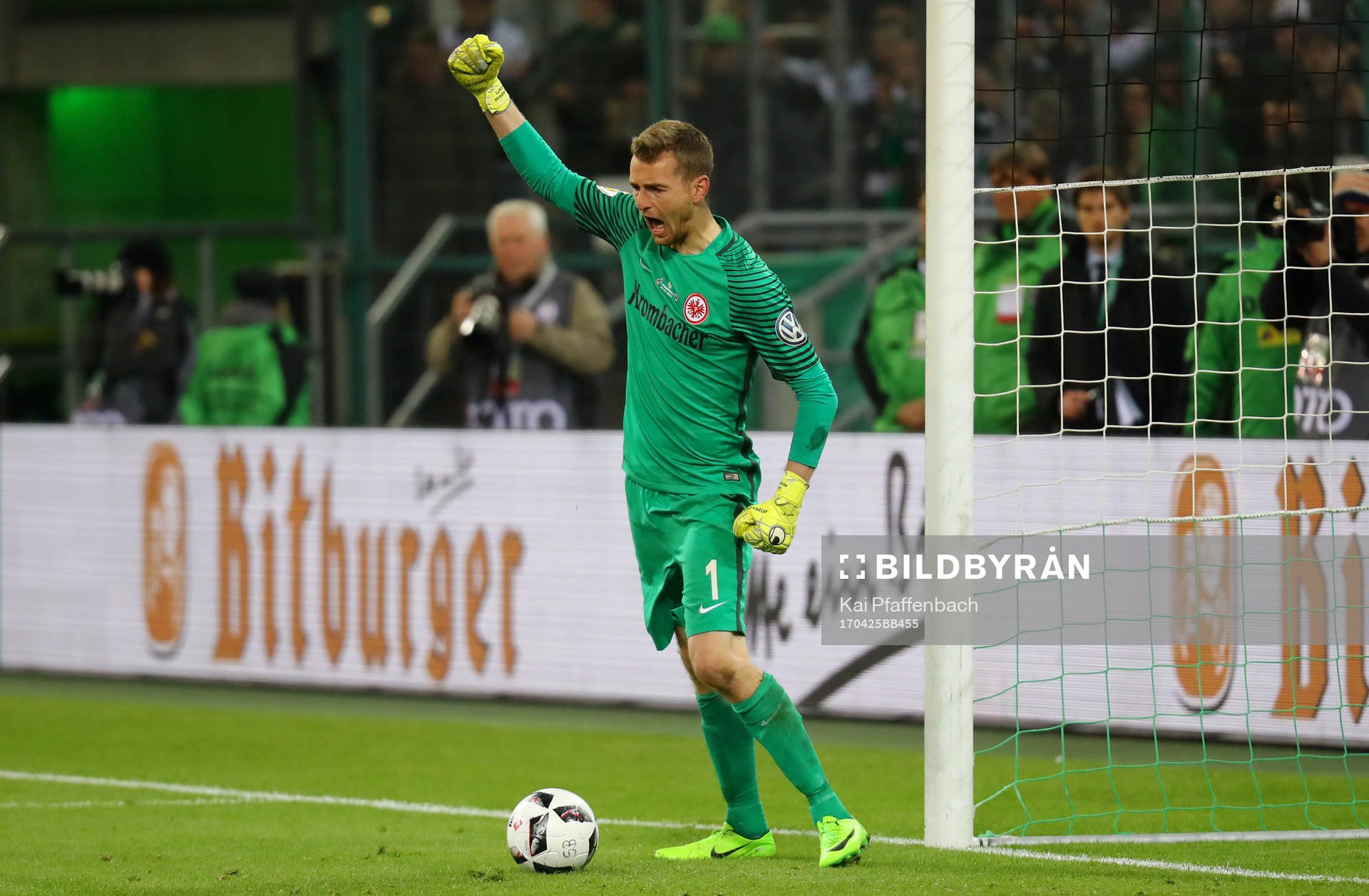 Fotboll, Tyska Cupen, Borussia Mönchengladbach - Eintracht