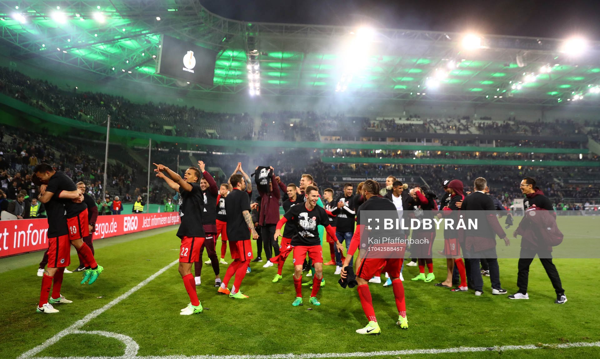 Fotboll, Tyska Cupen, Borussia Mönchengladbach - Eintracht