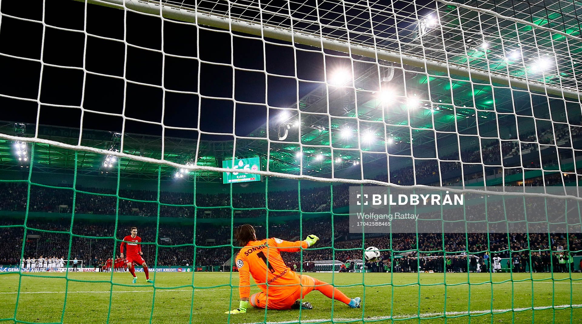 Fotboll, Tyska Cupen, Borussia Mönchengladbach - Eintracht