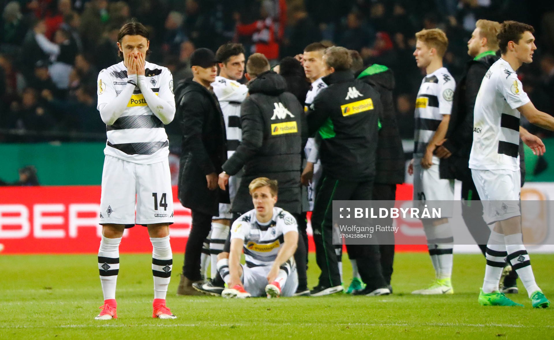 Fotboll, Tyska Cupen, Borussia Mönchengladbach - Eintracht