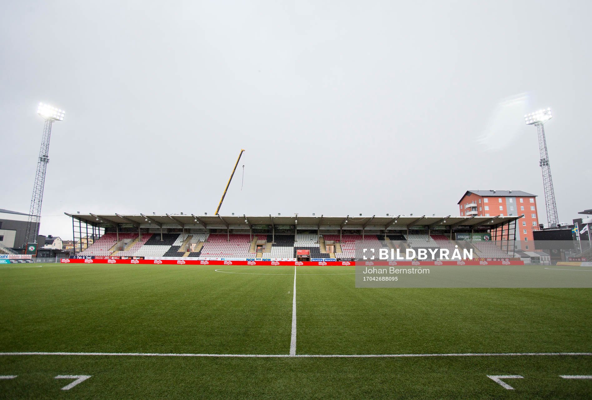 Ett regnigt Behrn Arena