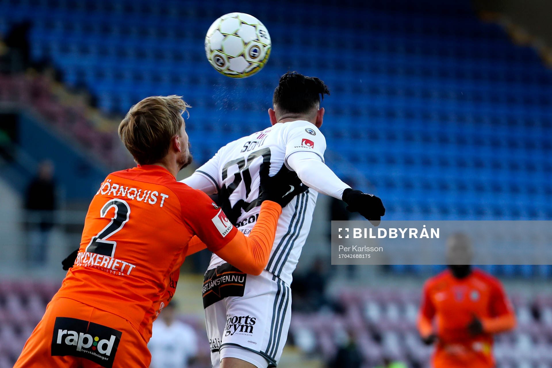 AFC Eskilstunas Daniel Björnquist och Östersunds Gabriel