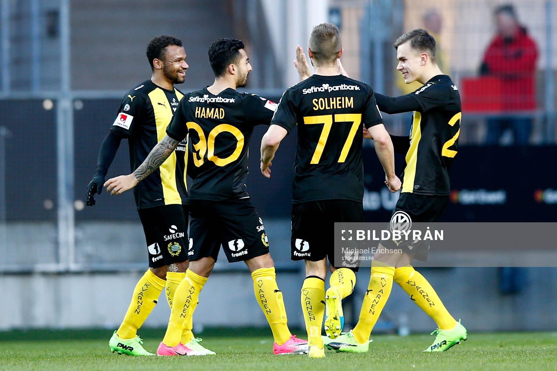 Hammarbys Jiloan Hamad gratuleras
