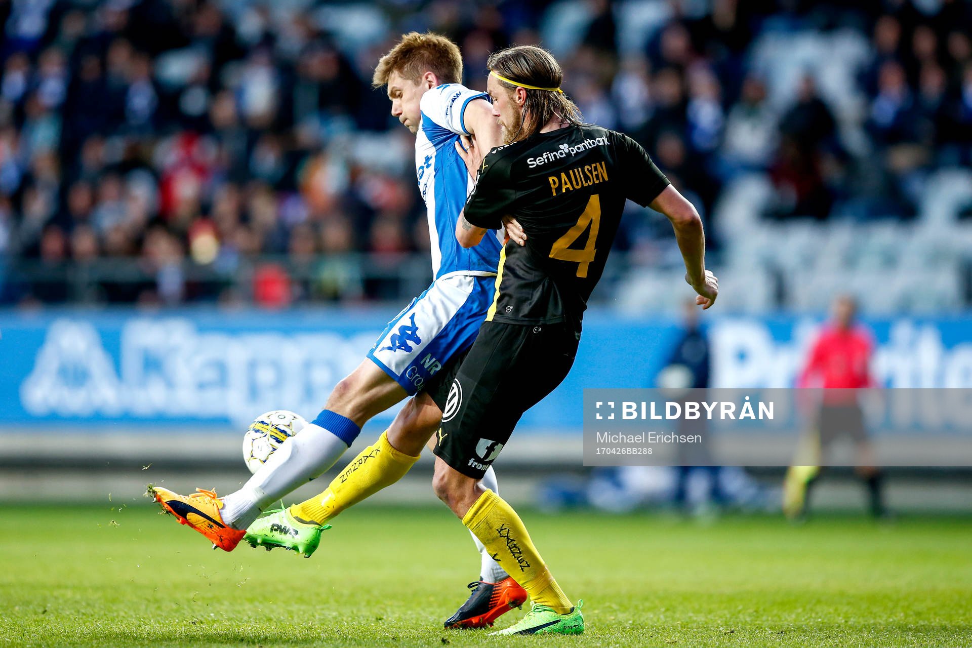 IFK Göteborgs Mikael Boman och Hammarbys Björn Paulsen