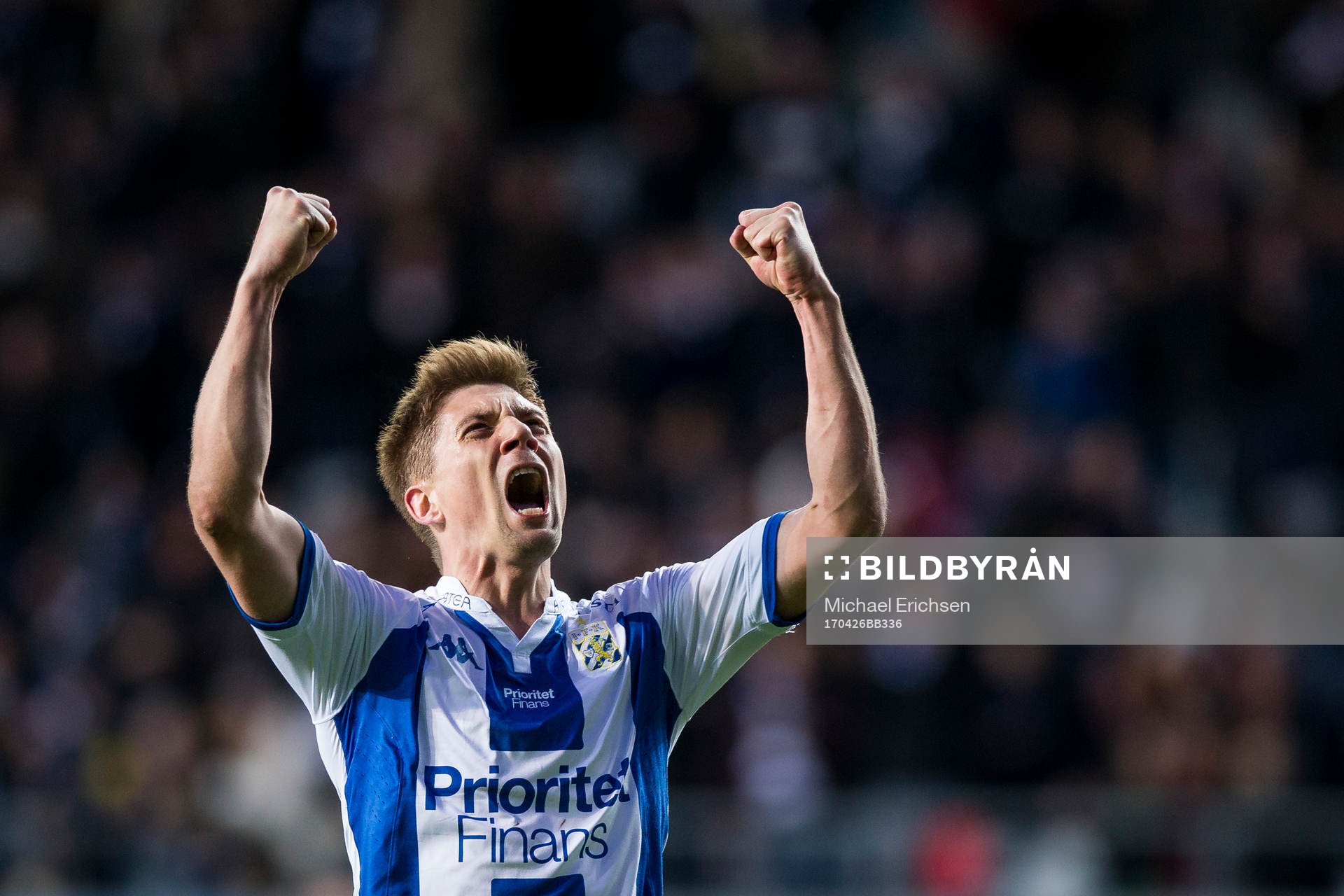 IFK Göteborgs Mikael Boman jublar