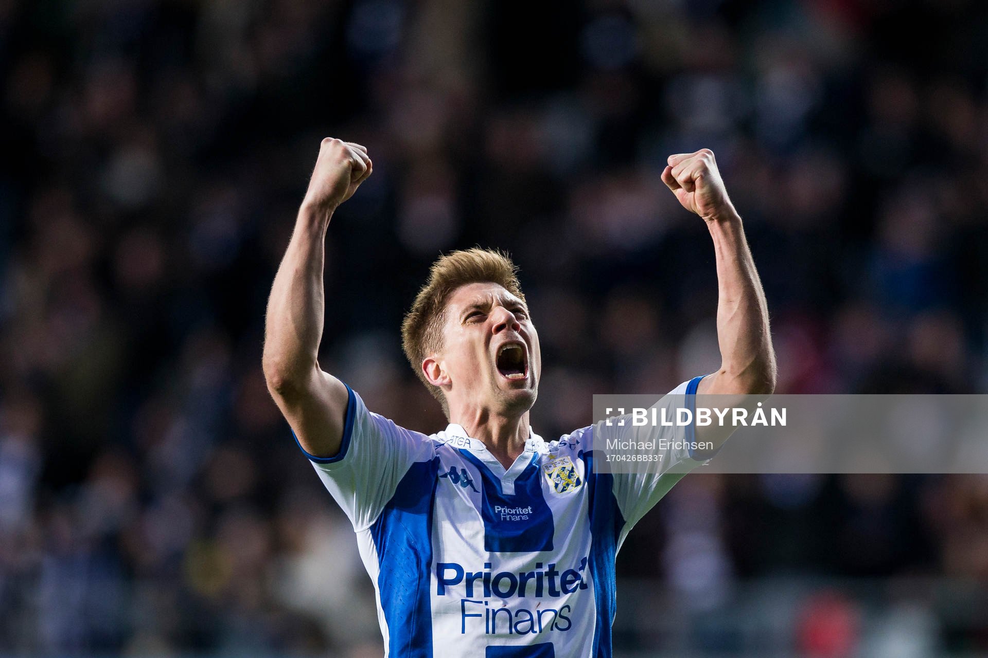 IFK Göteborgs Mikael Boman jublar