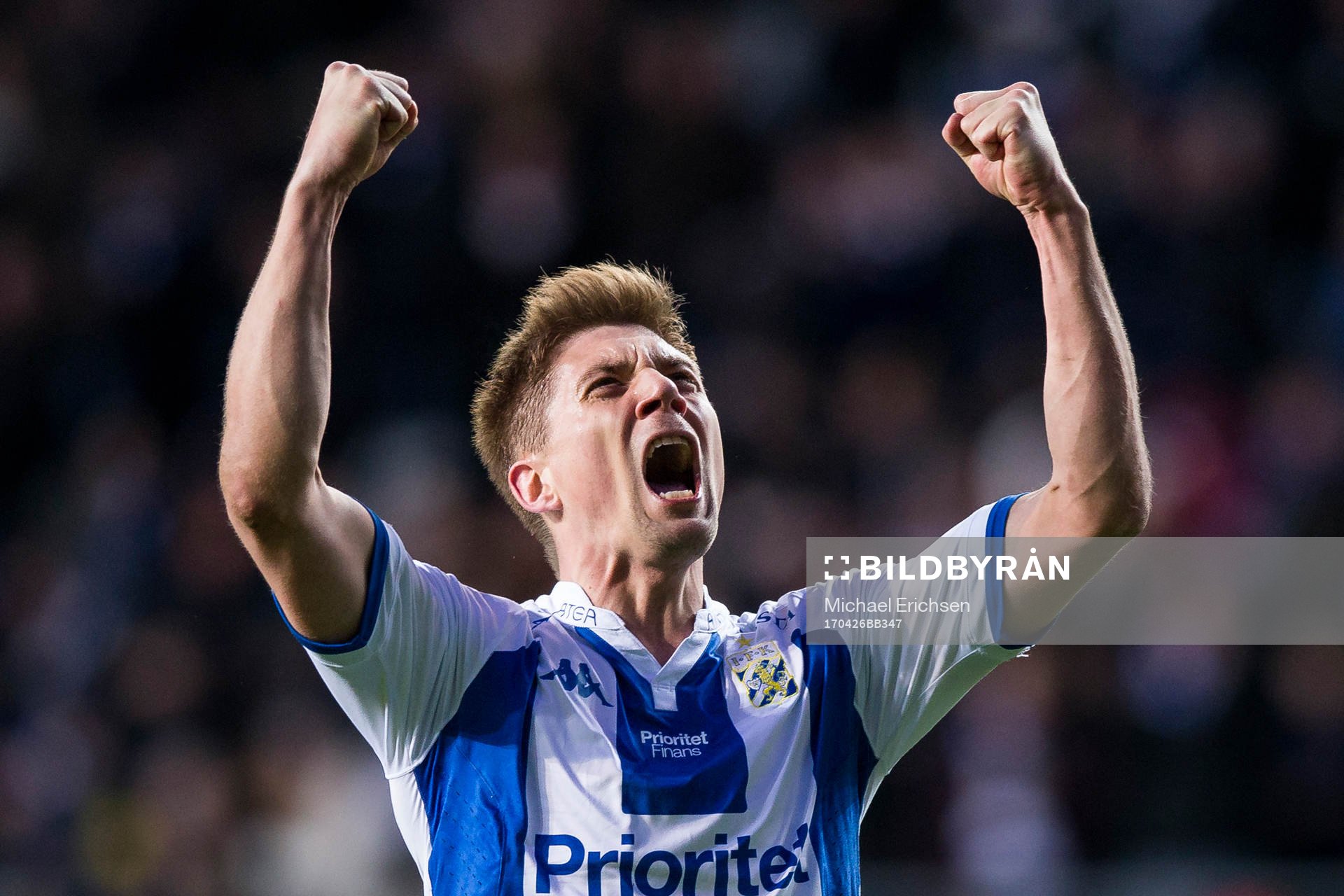IFK Göteborgs Mikael Boman jublar
