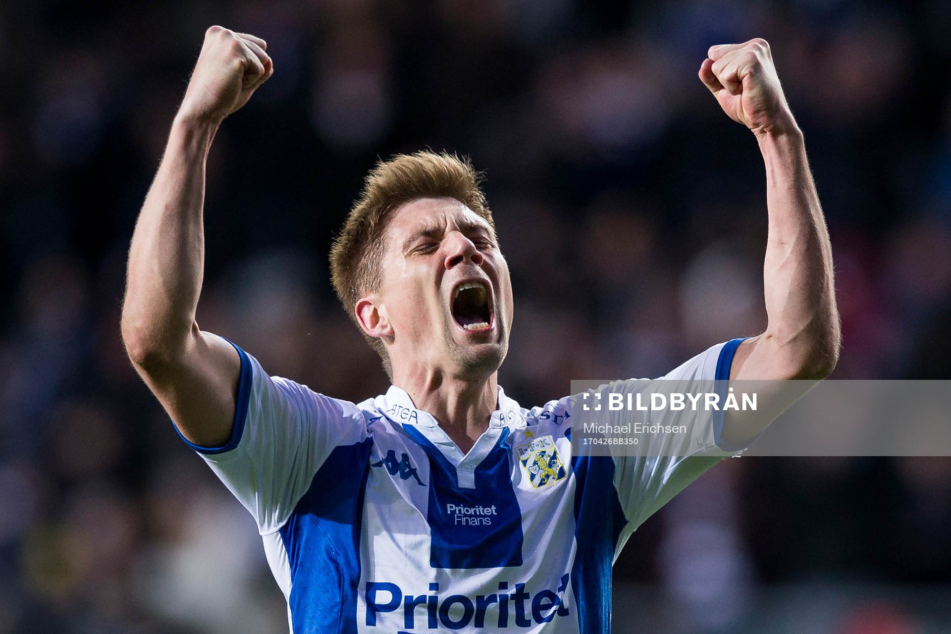 IFK Göteborgs Mikael Boman jublar