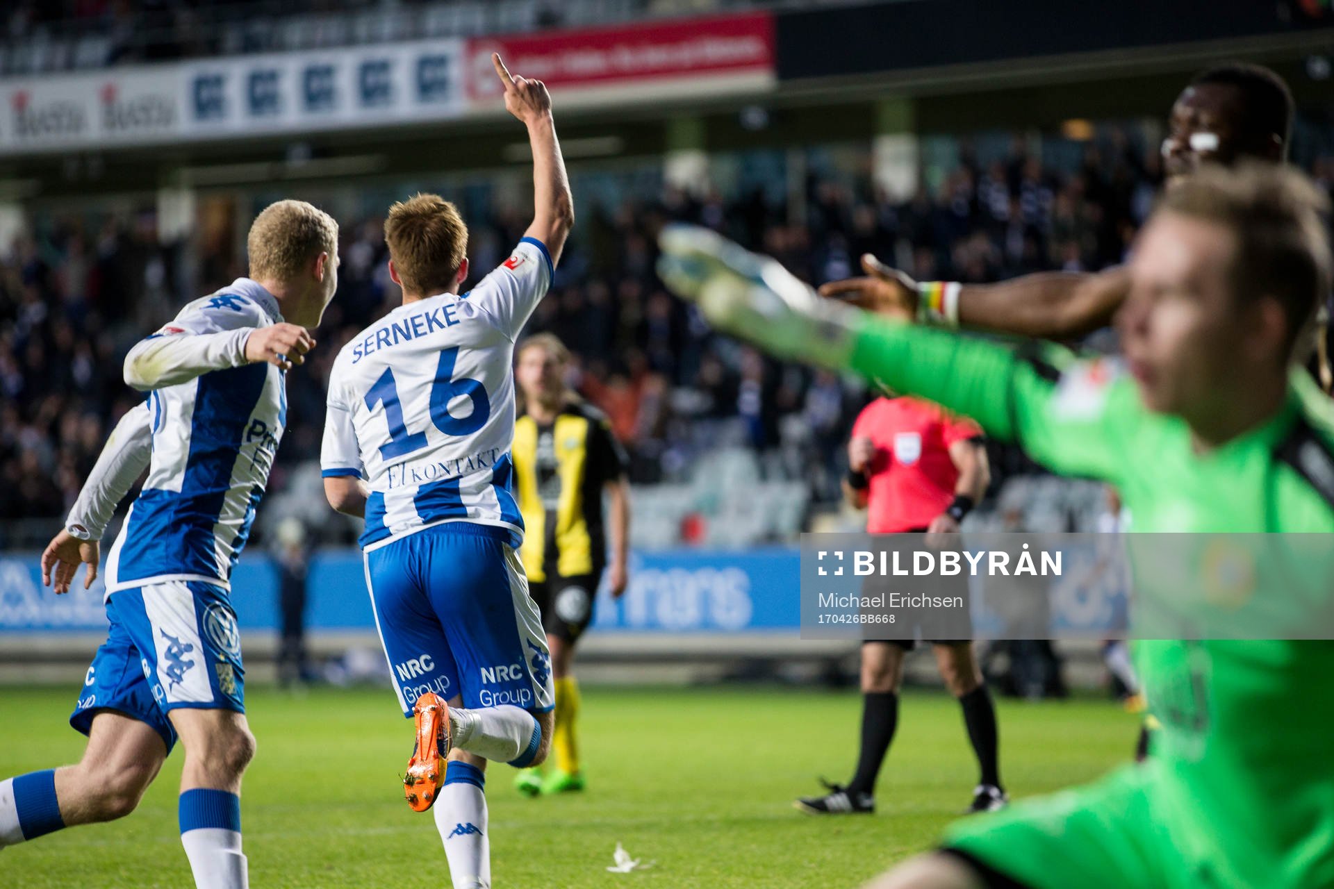 IFK Göteborgs Mikael Boman jublar