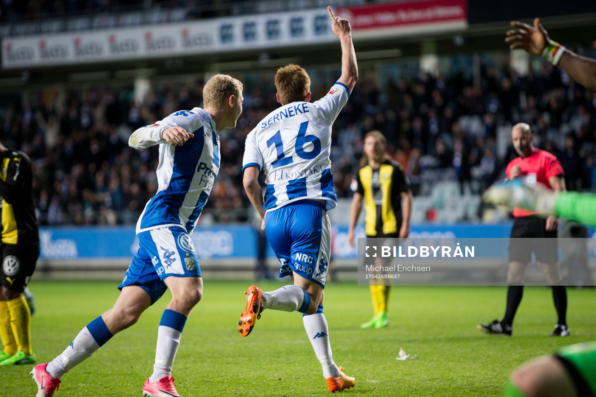 IFK Göteborgs Mikael Boman jublar