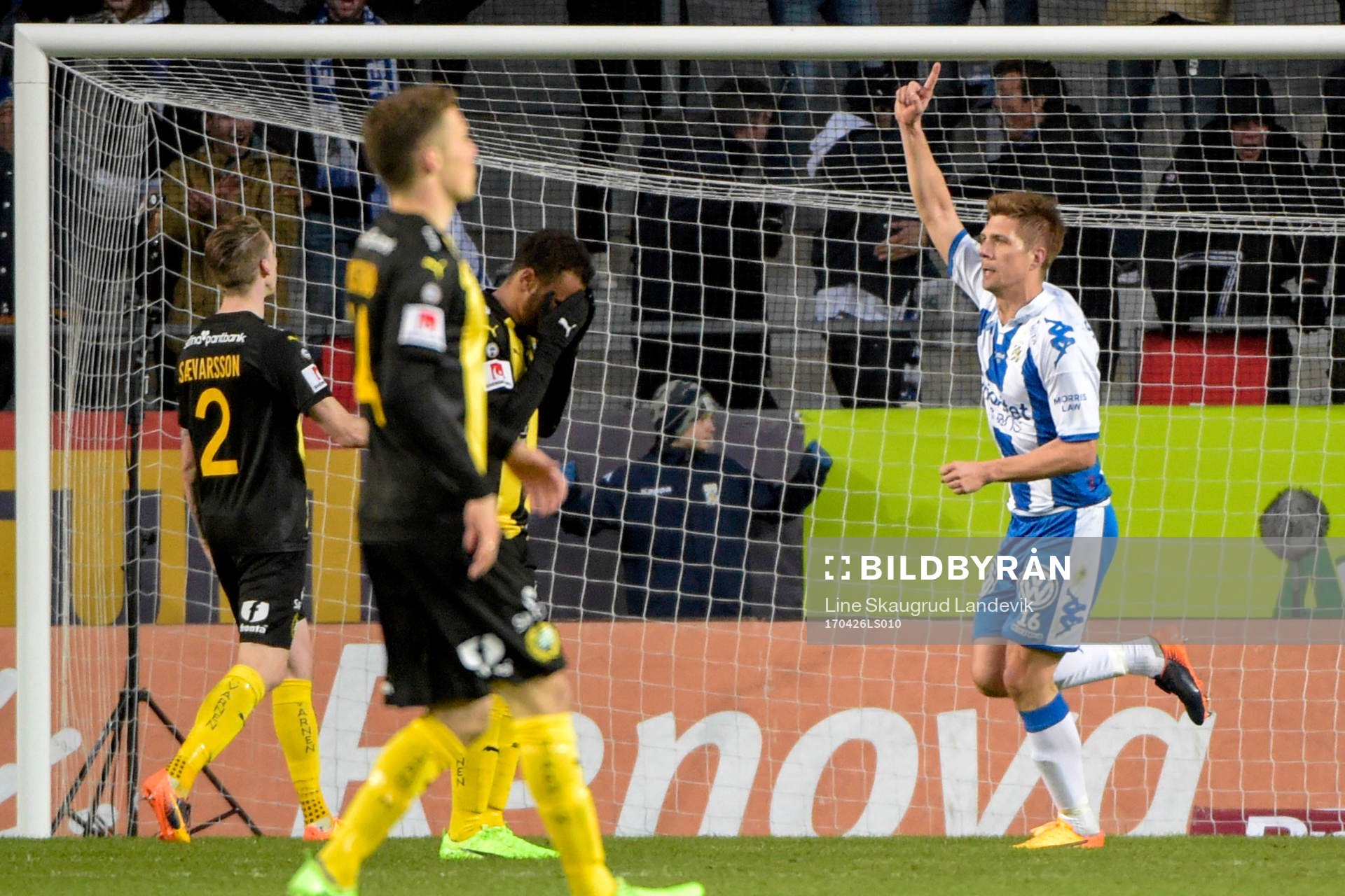 IFK Göteborgs Mikael Boman jublar