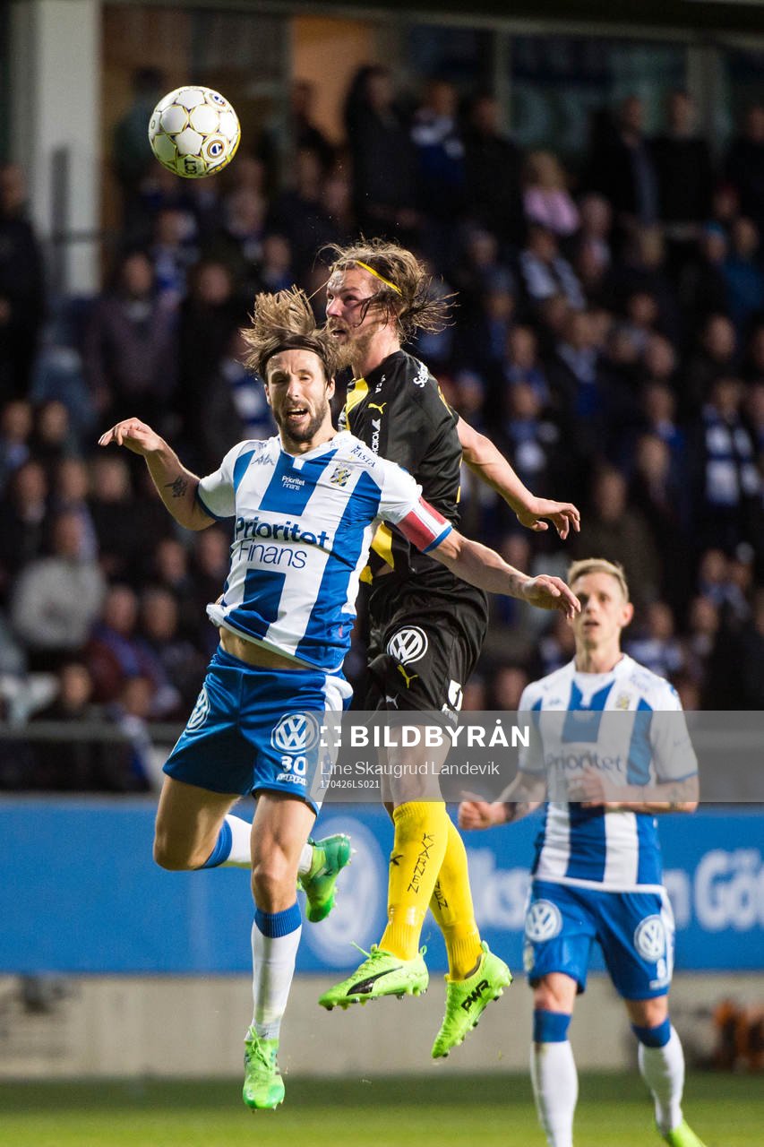 IFK Göteborgs Mattias Bjärsmyr och Hammarbys Björn
