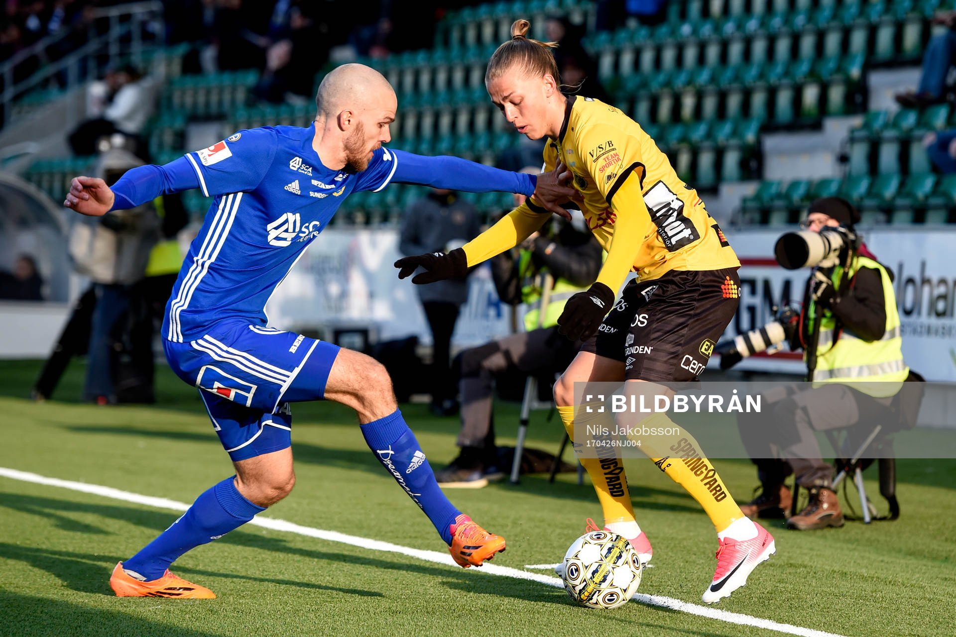 Sundsvalls Marcus Danielson och Elfsborgs Jesper Karlsson