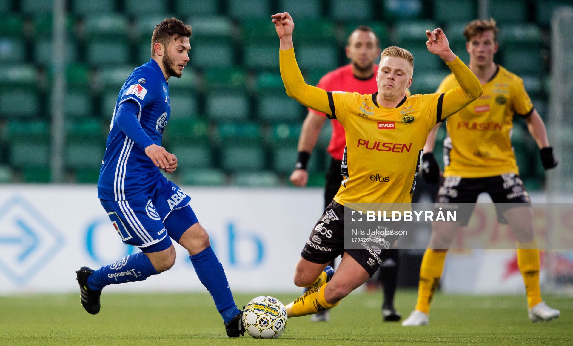 Sundsvalls Amaro Bahtijar och Elfsborgs Per Frick