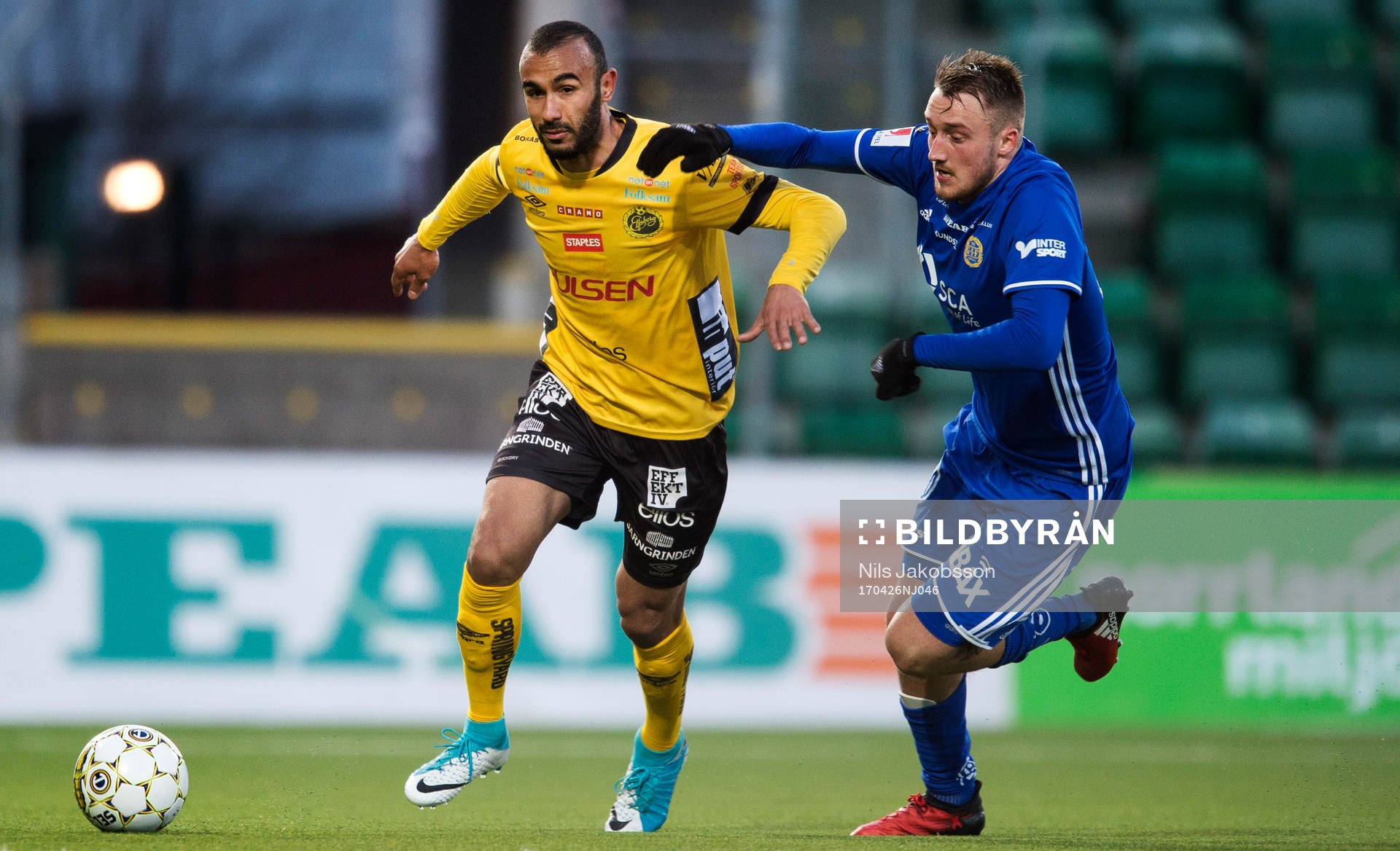 Elfsborgs Issam Jebali och Sundsvalls Smajl Suljevic