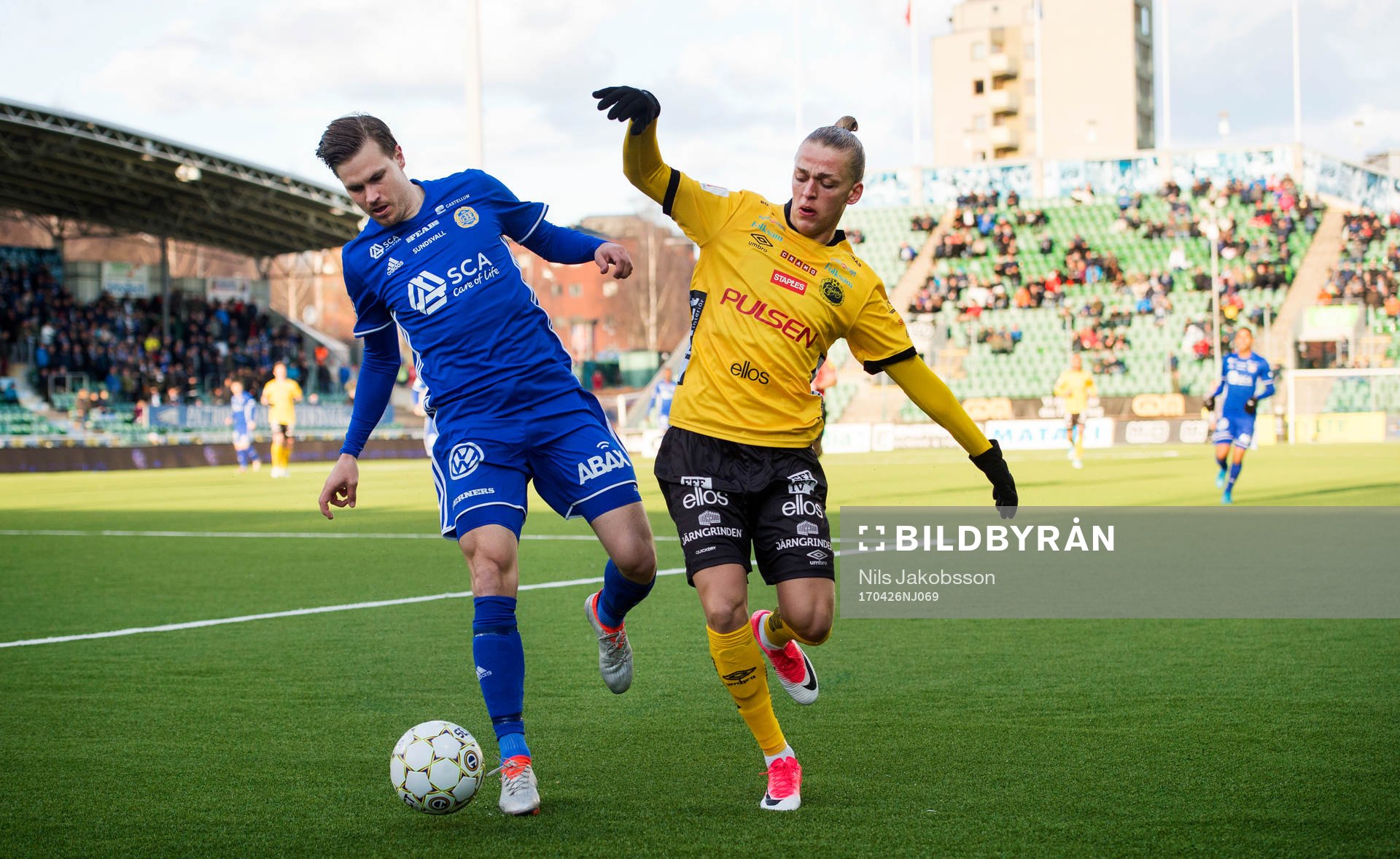 Sundsvalls Sebastian Rajalakso och Elfsborgs Jesper Karlsson