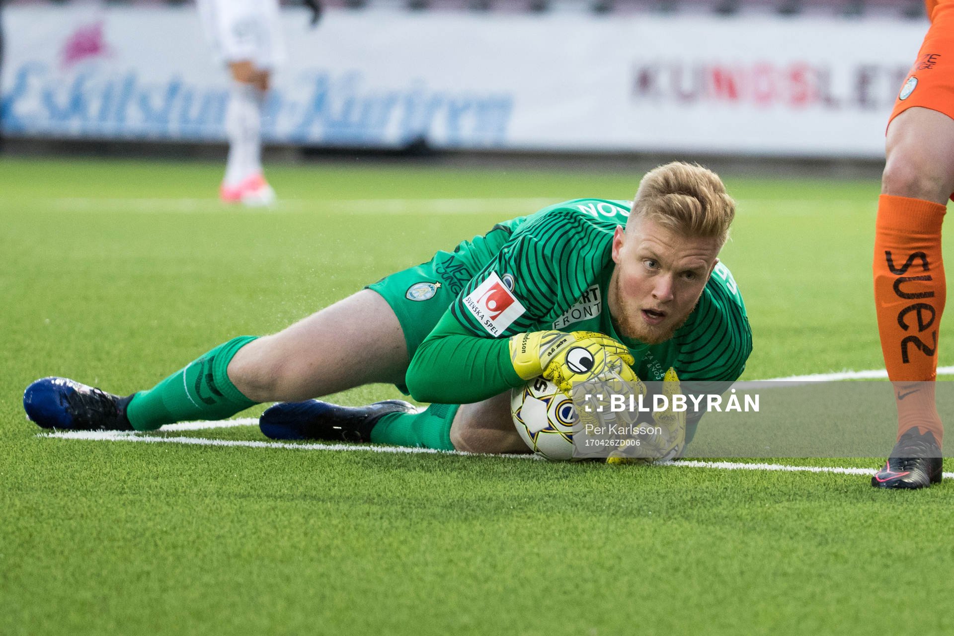AFC Eskilstunas målvakt Tim Erlandsson