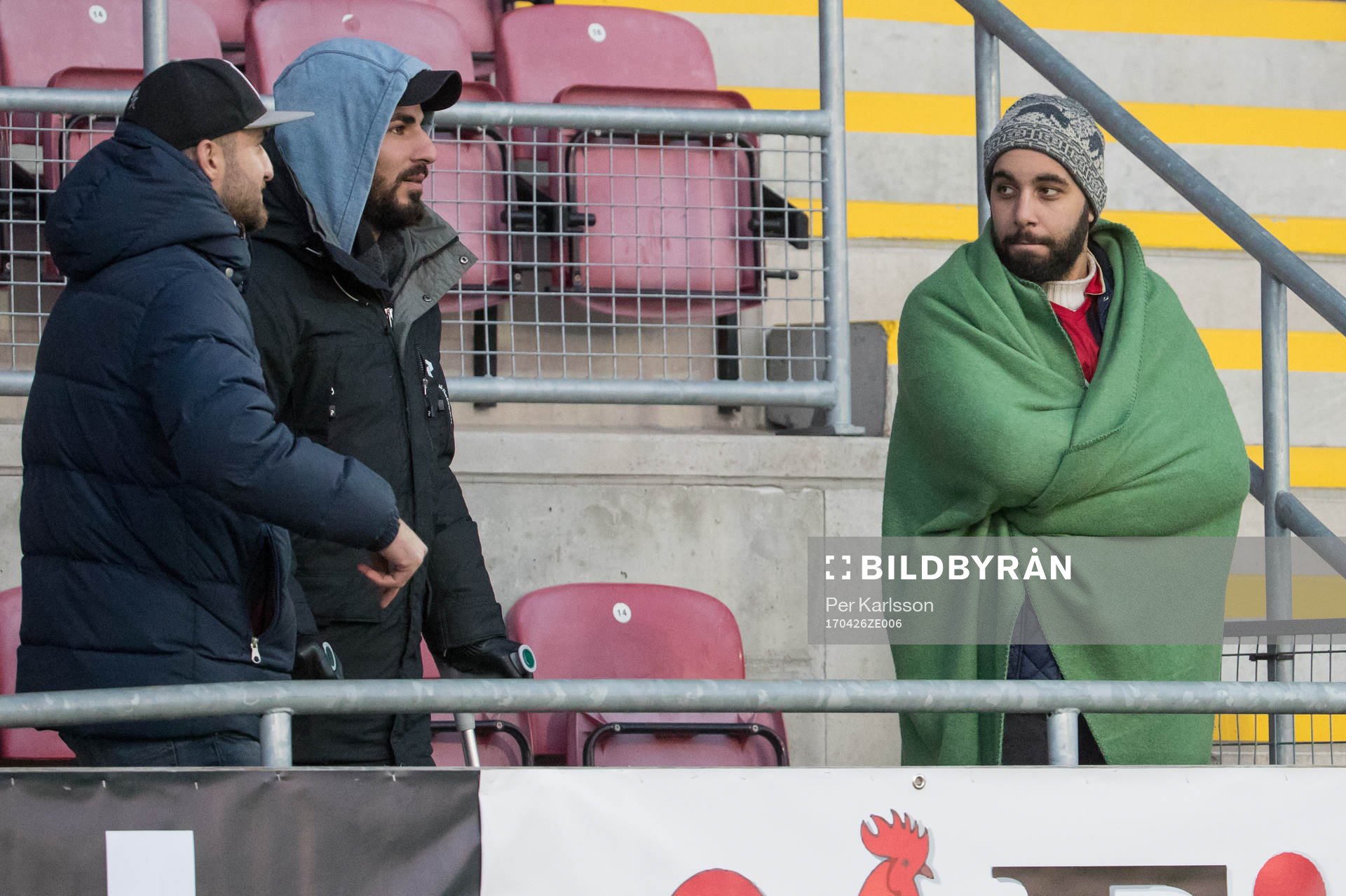 Östersunds fans som trotsar kylan
