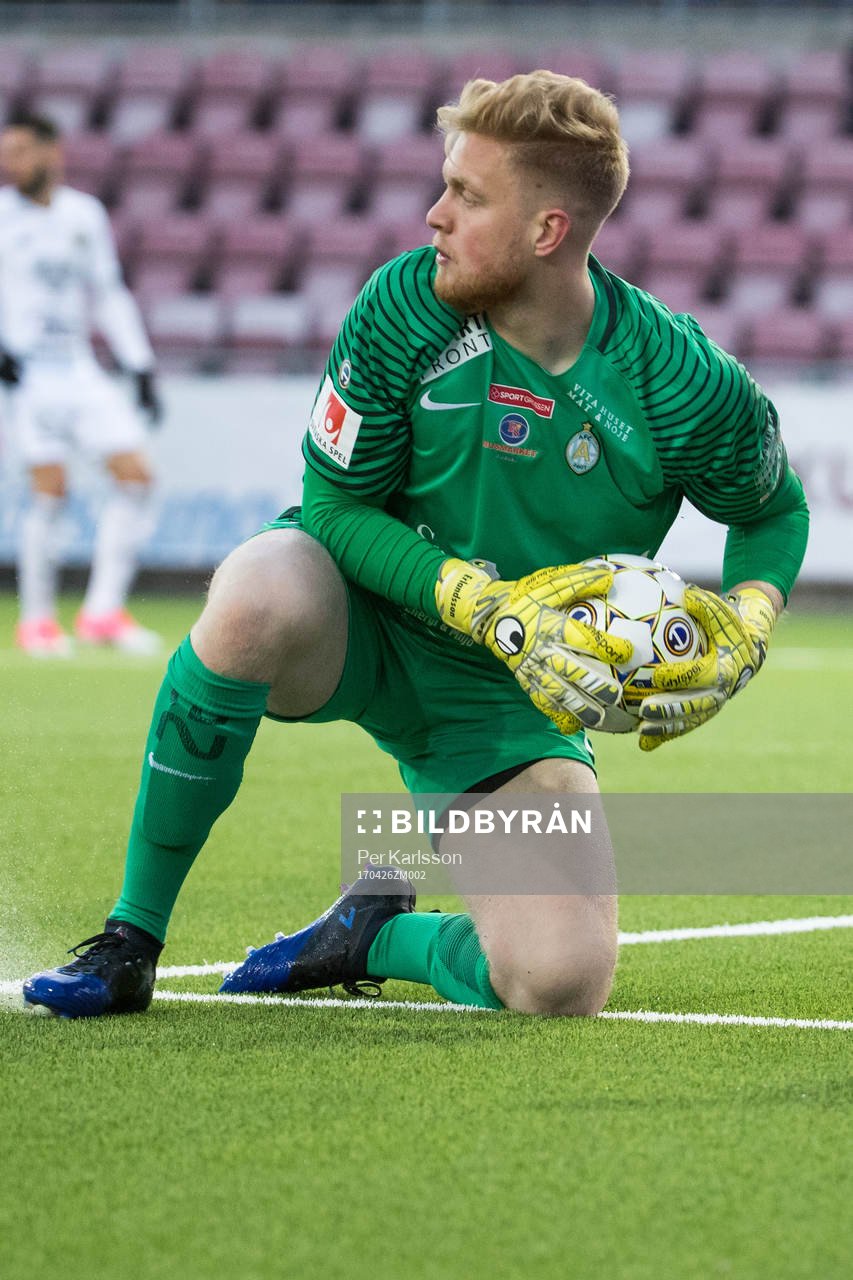 AFC Eskilstunas målvakt Tim Erlandsson
