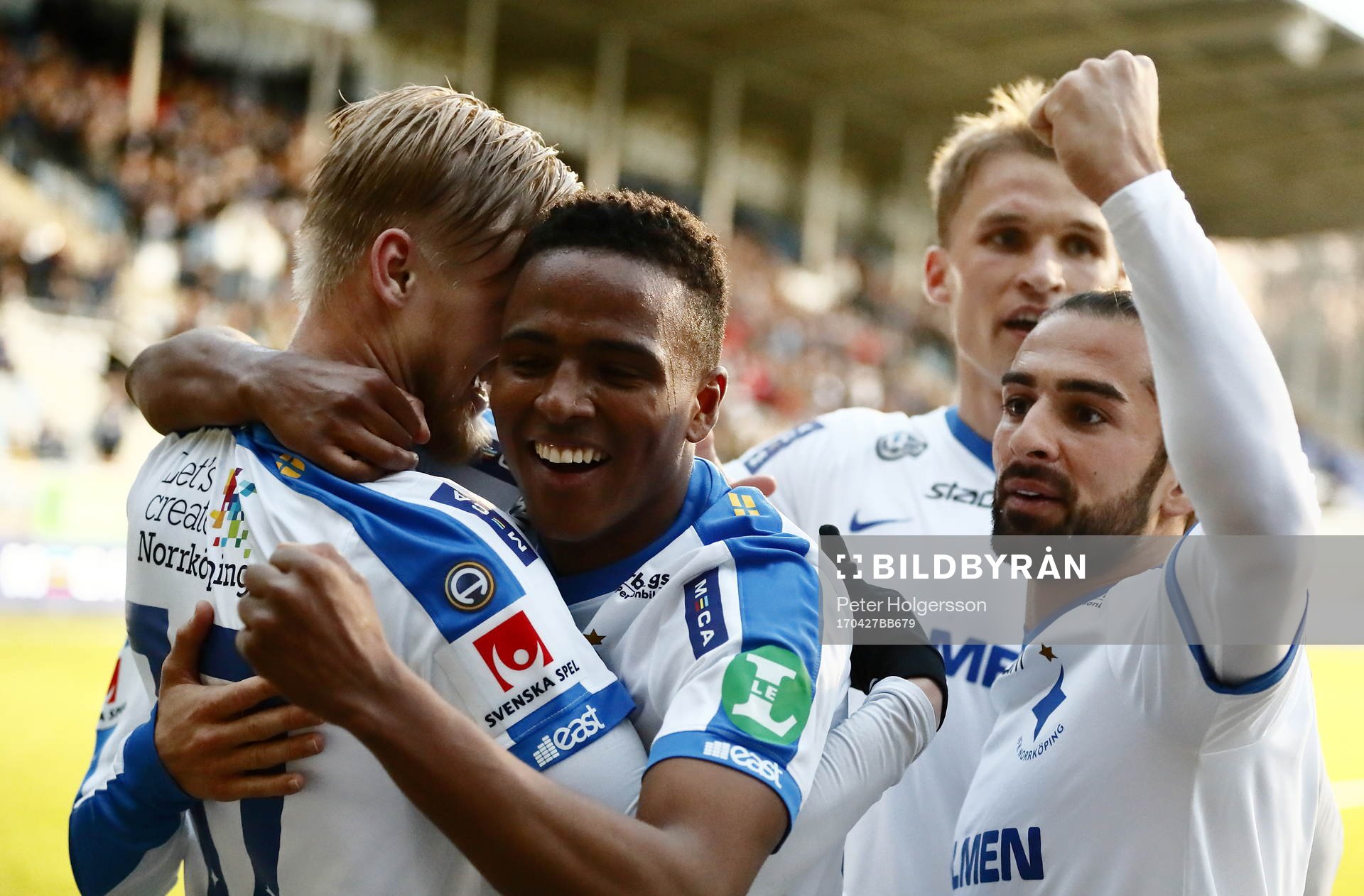 Norrköpings Kalle Holmberg, Niclas Eliasson, Sebastian