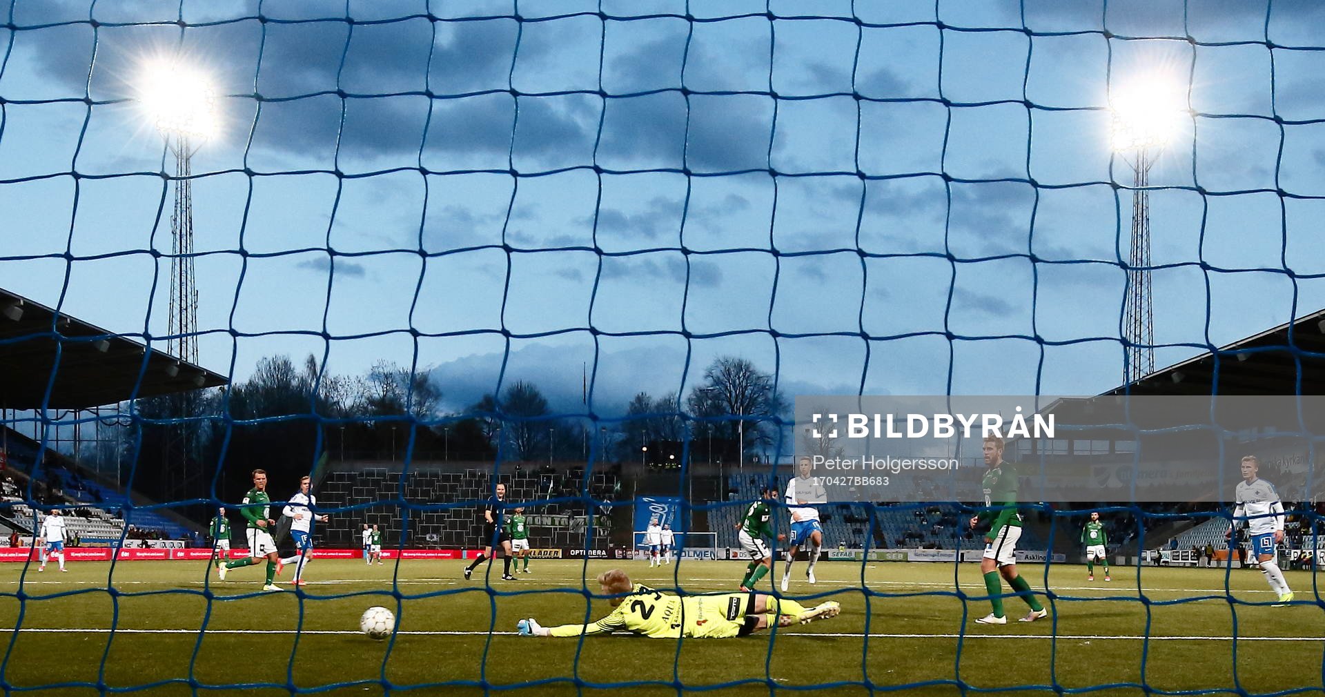 Mål 3-0 av Norrköpings Filip Dagerstål förbi