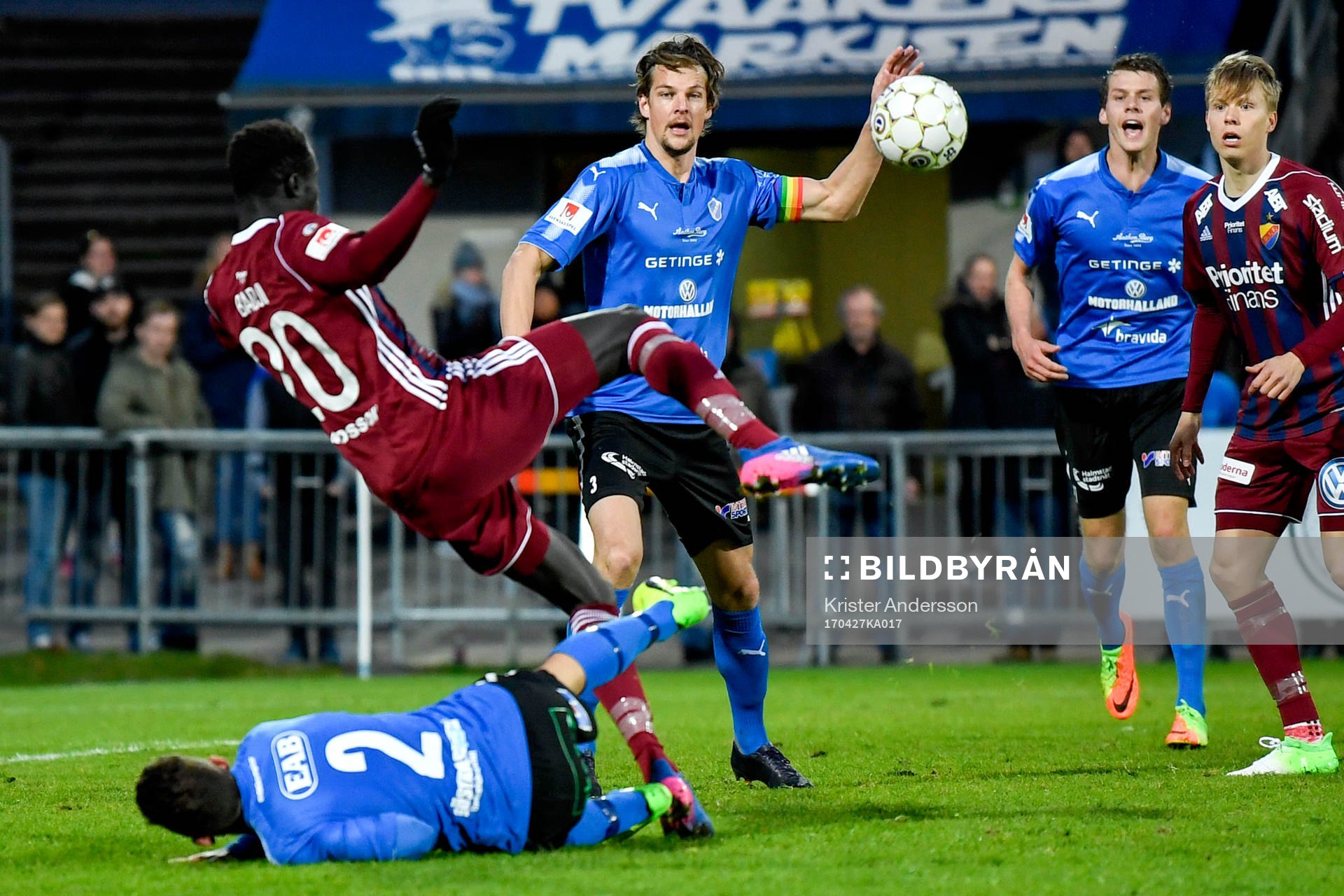 Halmstads Adnan Kojic och Djurgårdens Aliou Badji