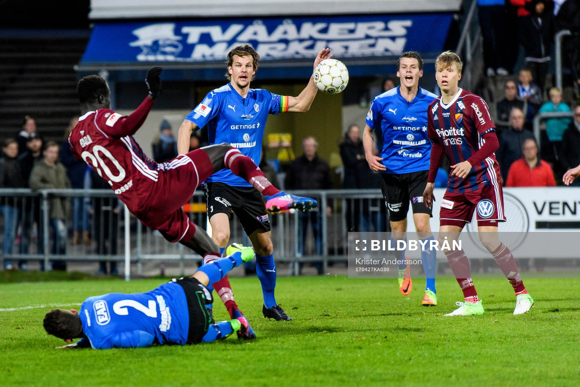 Halmstads Adnan Kojic och Djurgårdens Aliou Badji