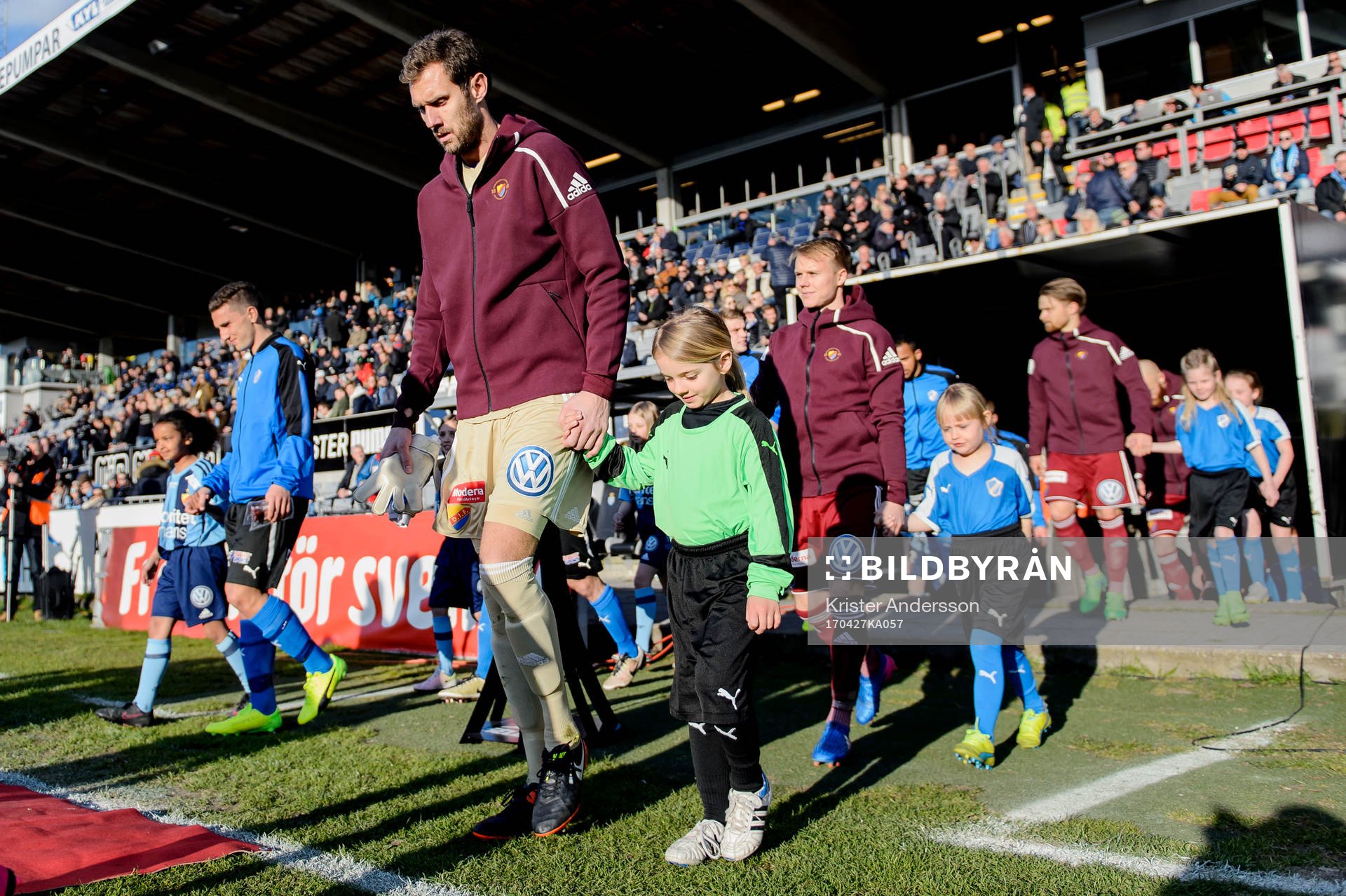 Djurgårdens målvakt Andreas Isaksson före