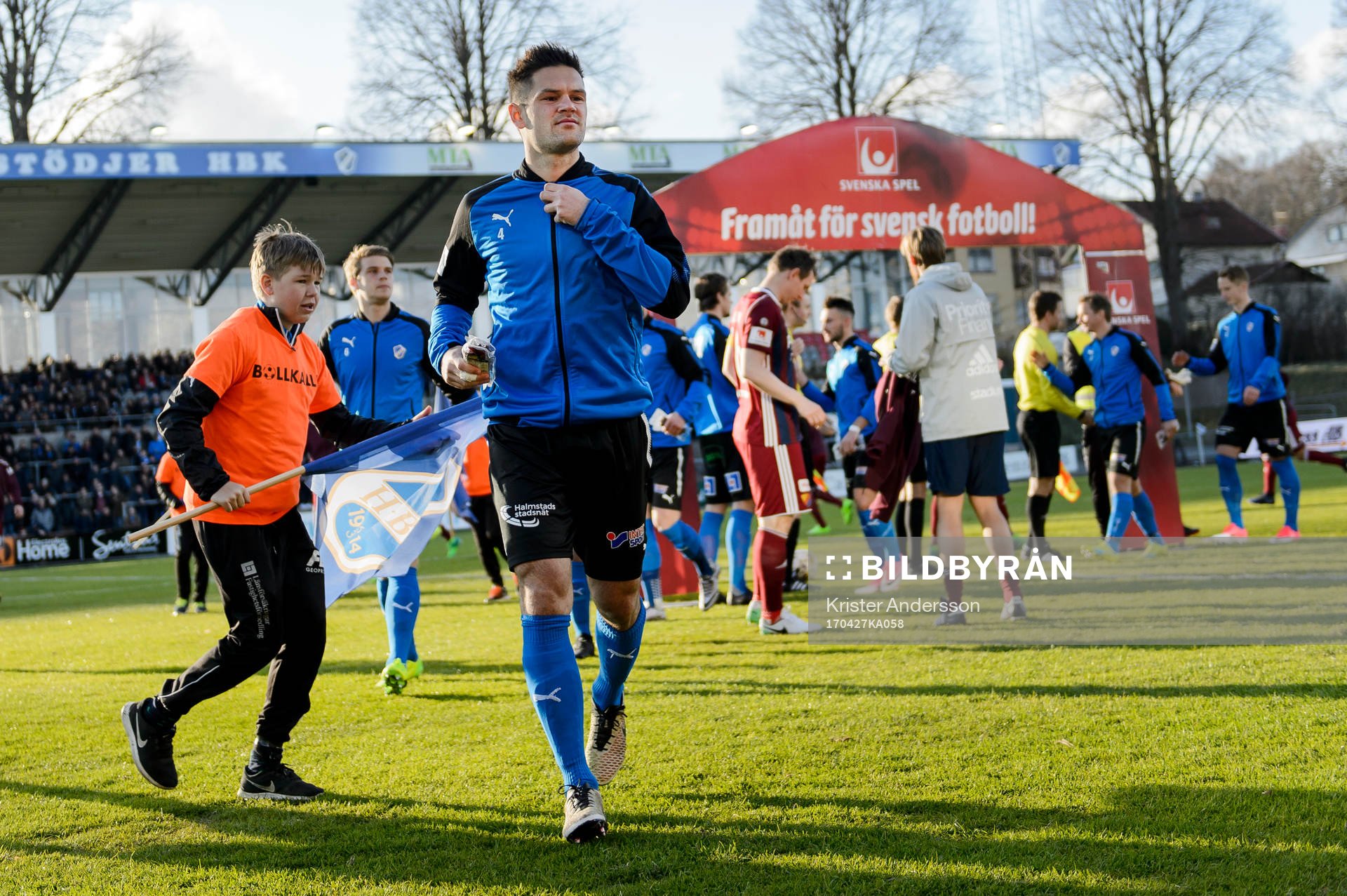 Halmstads Ivo Pekalski före fotbollsmatchen i Allsvenskan