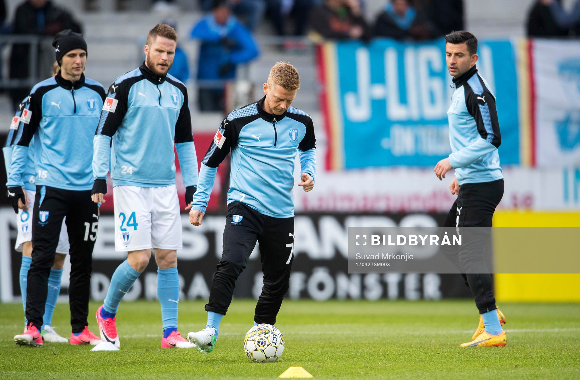 Malmö FFs Anders Christiansen och Lasse Nielsen