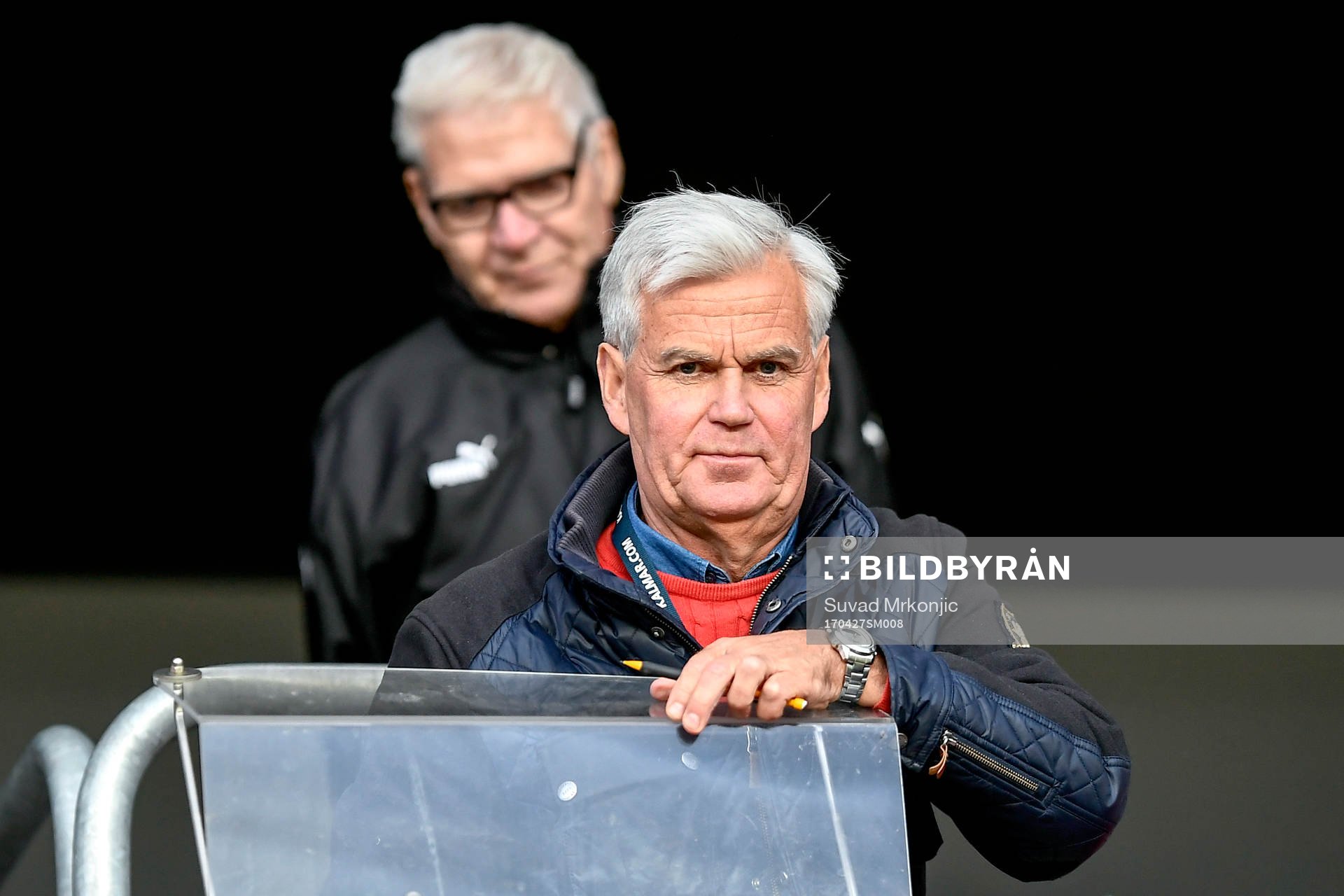 Nanne Bergstrand på läktaren