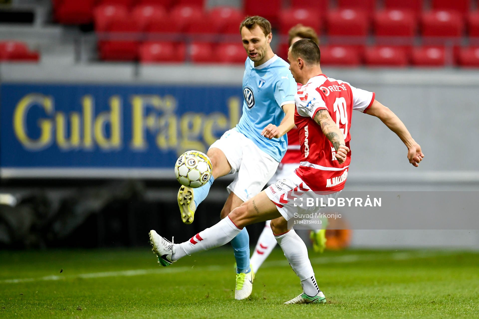 Malmö FFs Magnus Wolff Eikrem och Kalmars Melker Hallberg