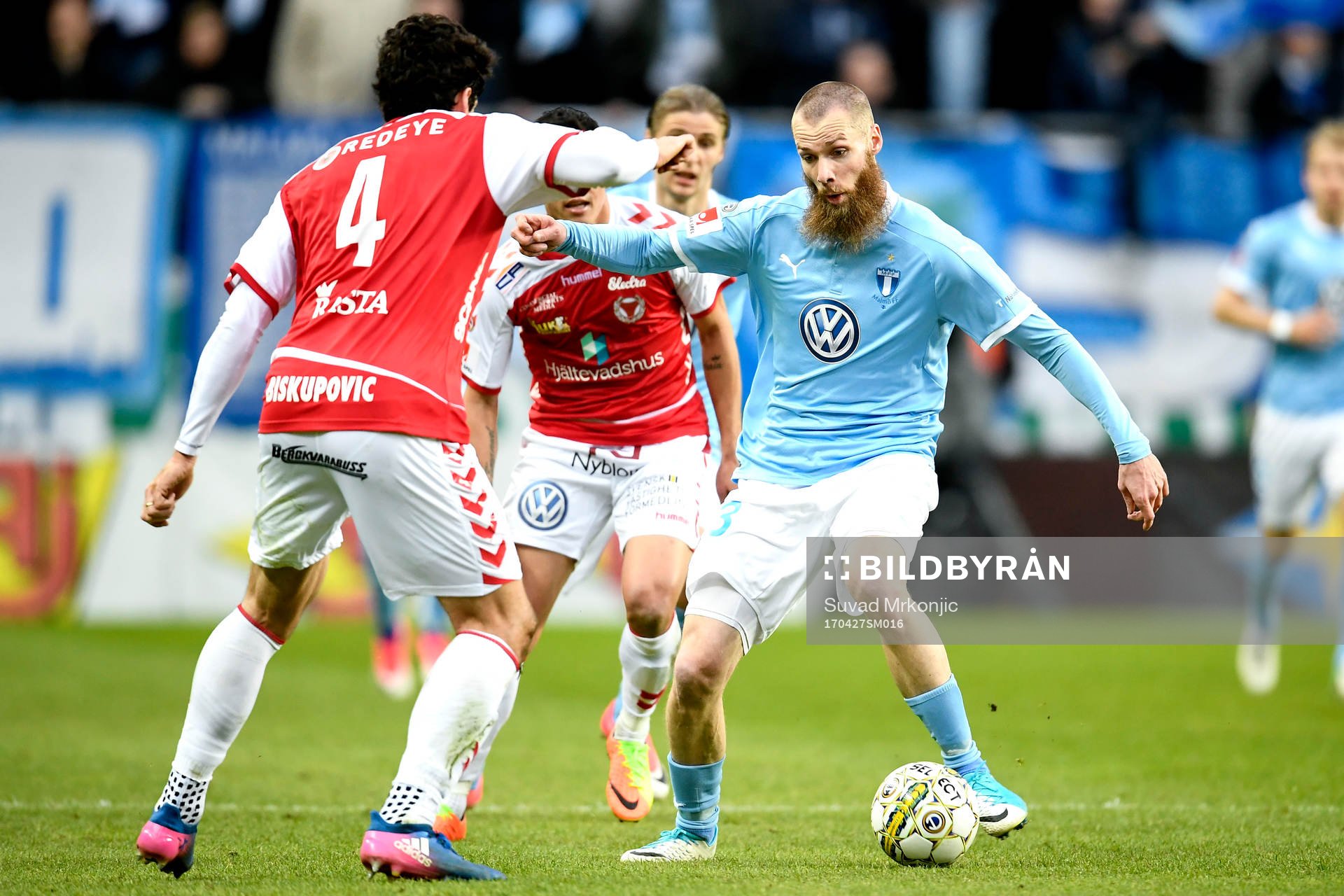 Kalmars Marko Biskupovic och Malmö FFs Jo Inge Berget