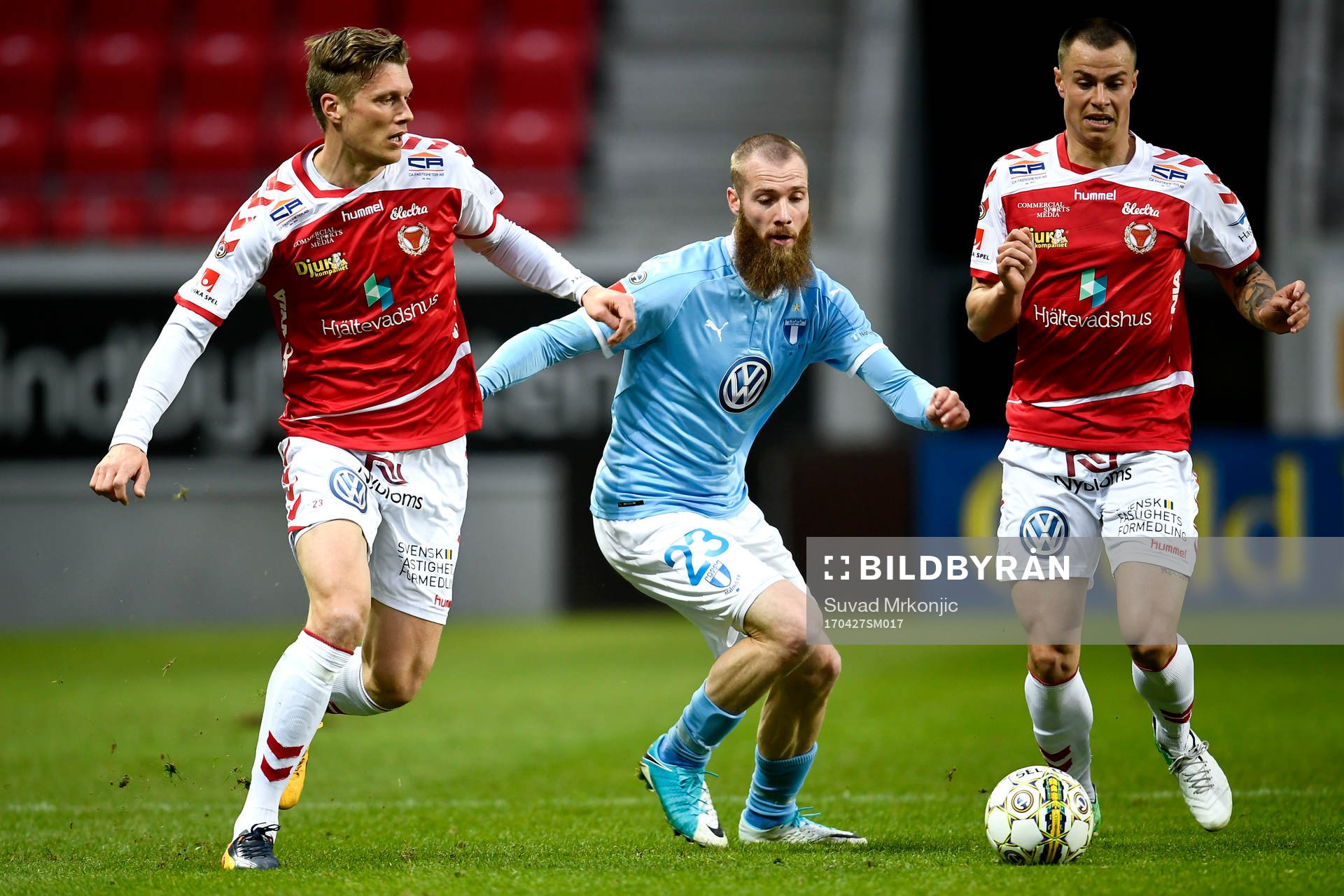 Kalmars Viktor Elm och Malmö FFs Jo Inge Berget