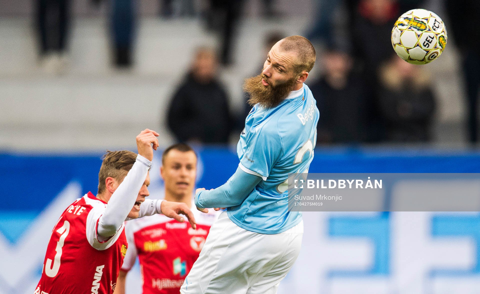 Kalmars Viktor Elm och Malmö FFs Jo Inge Berget