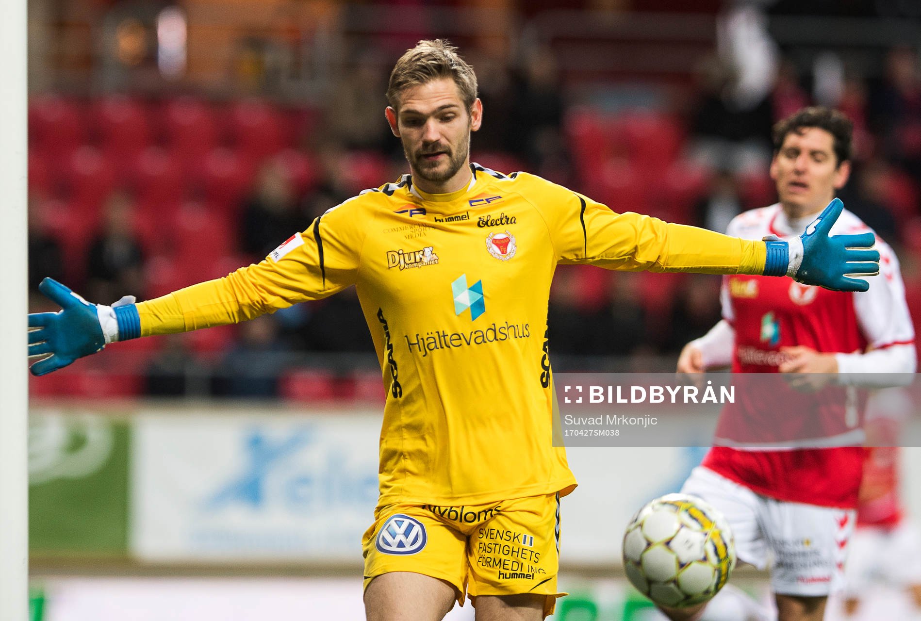Kalmars målvakt Lucas Hägg-Johansson