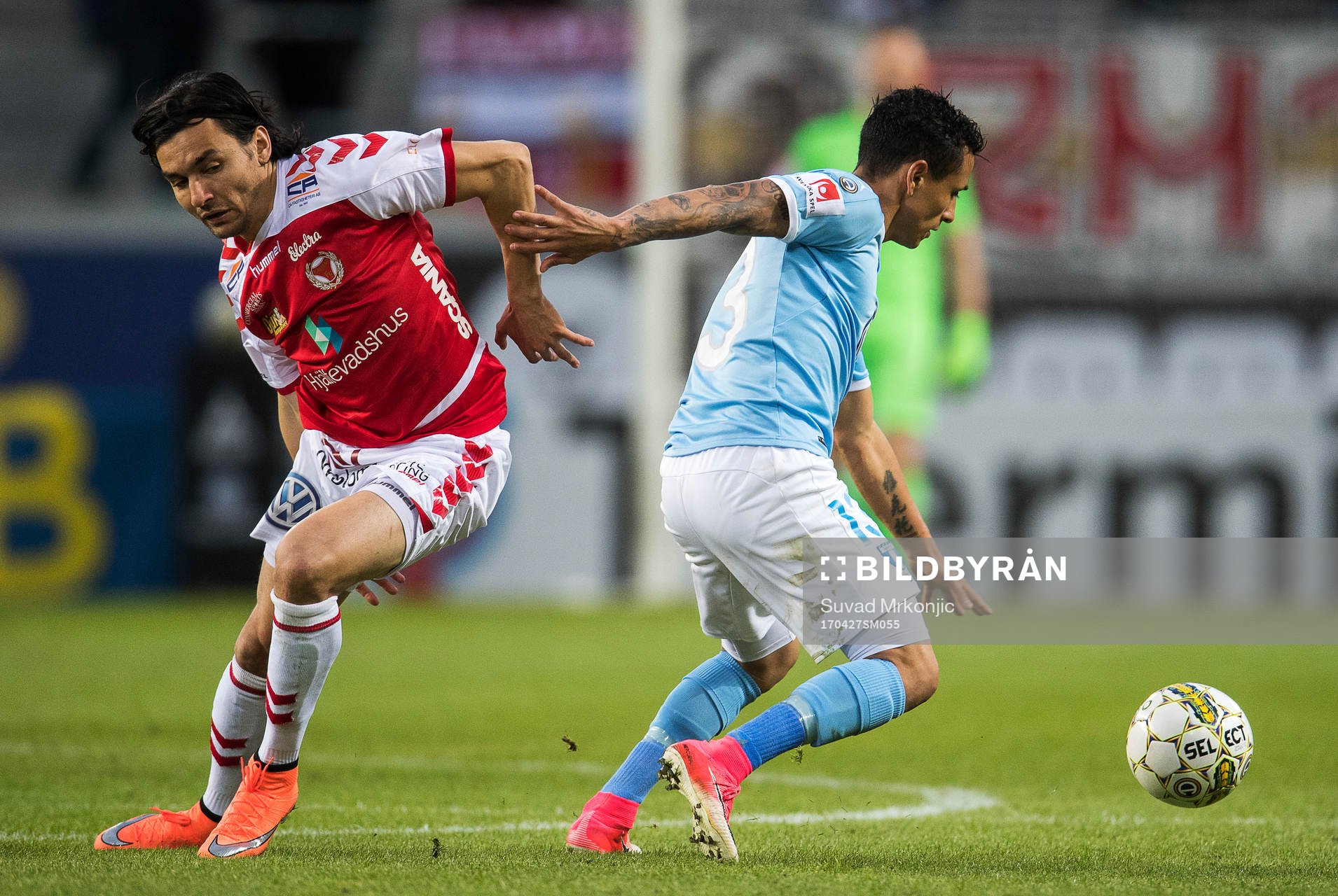 Kalmars Emin Nouri och Malmö FFs Yoshimar Yotún