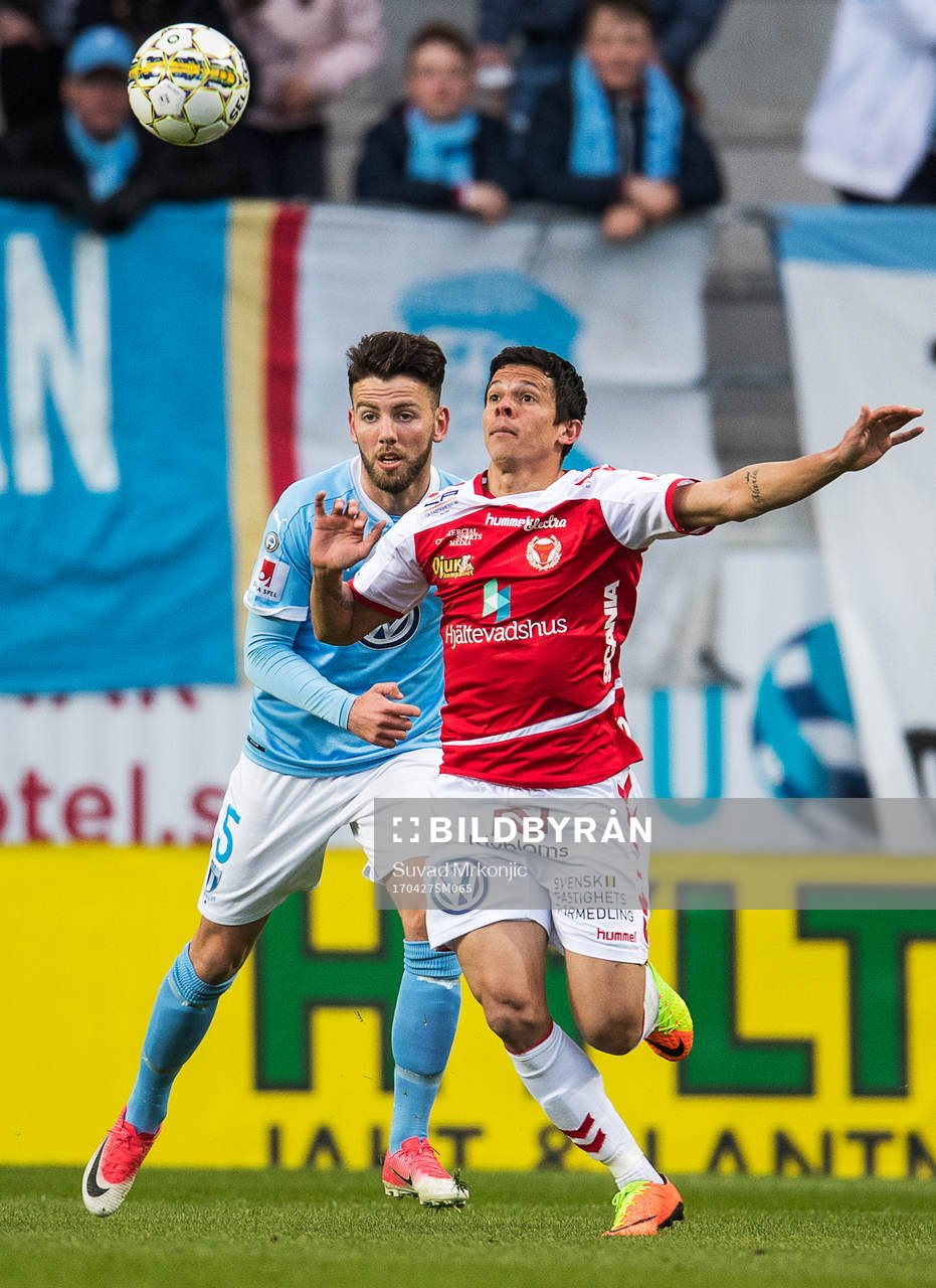 Malmö FFs Erdal Rakip och Kalmars Romário Pereira Sipião