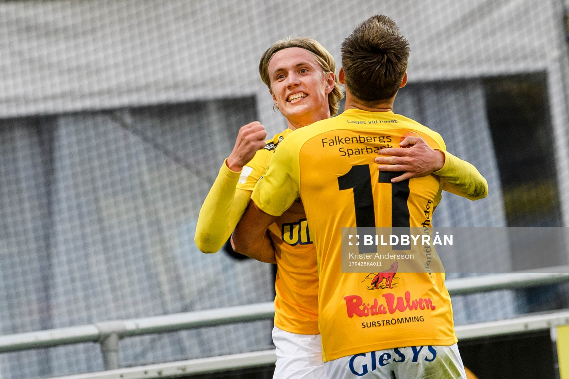 Falkenbergs Viktor Götesson jublar