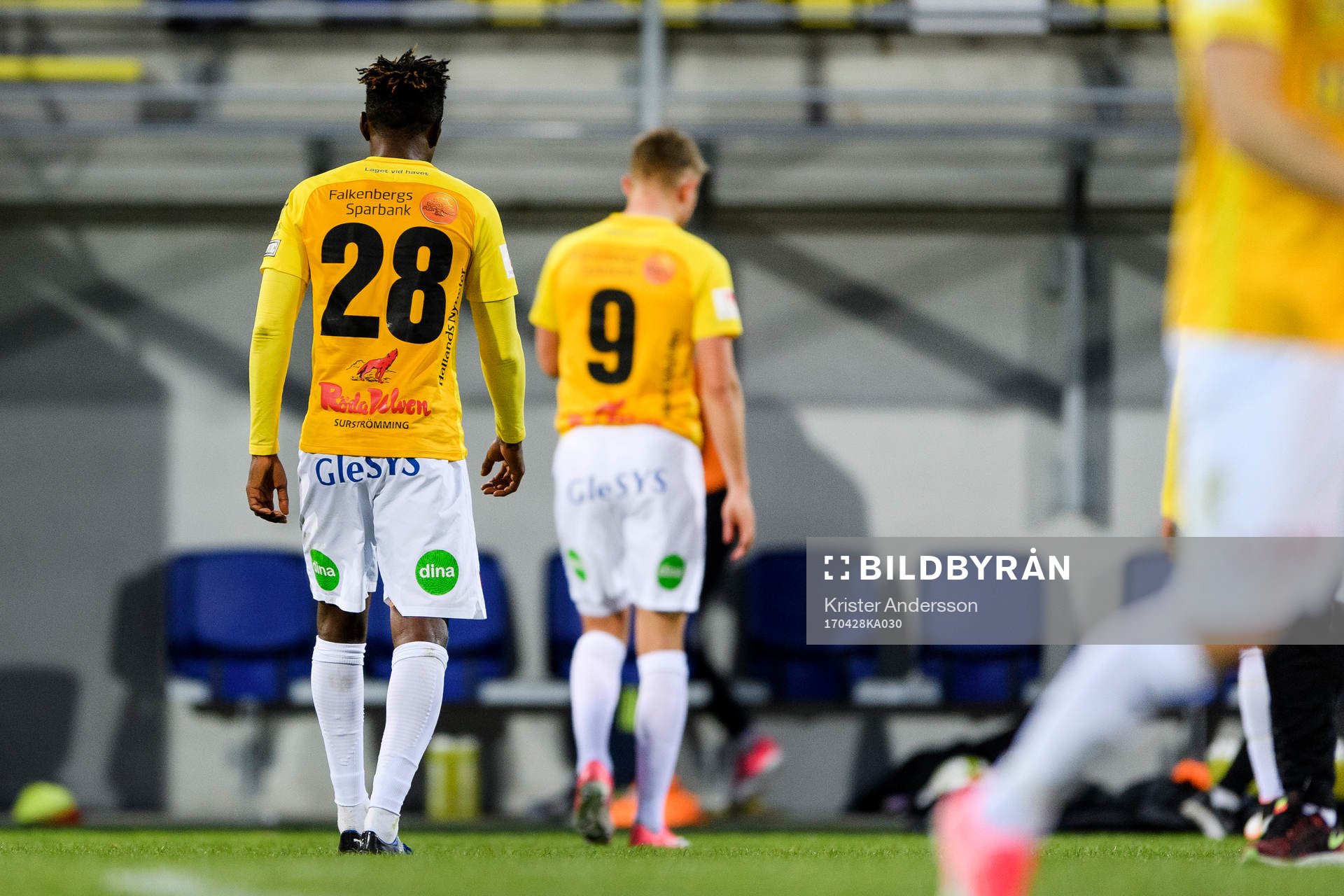 Falkenbergs spelare lämnar planen deppiga