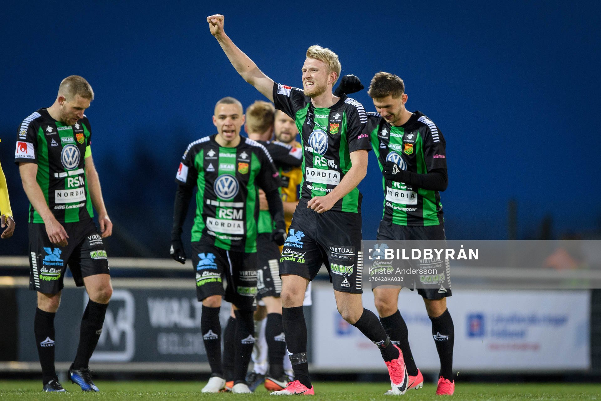 GAIS spelare jublar
