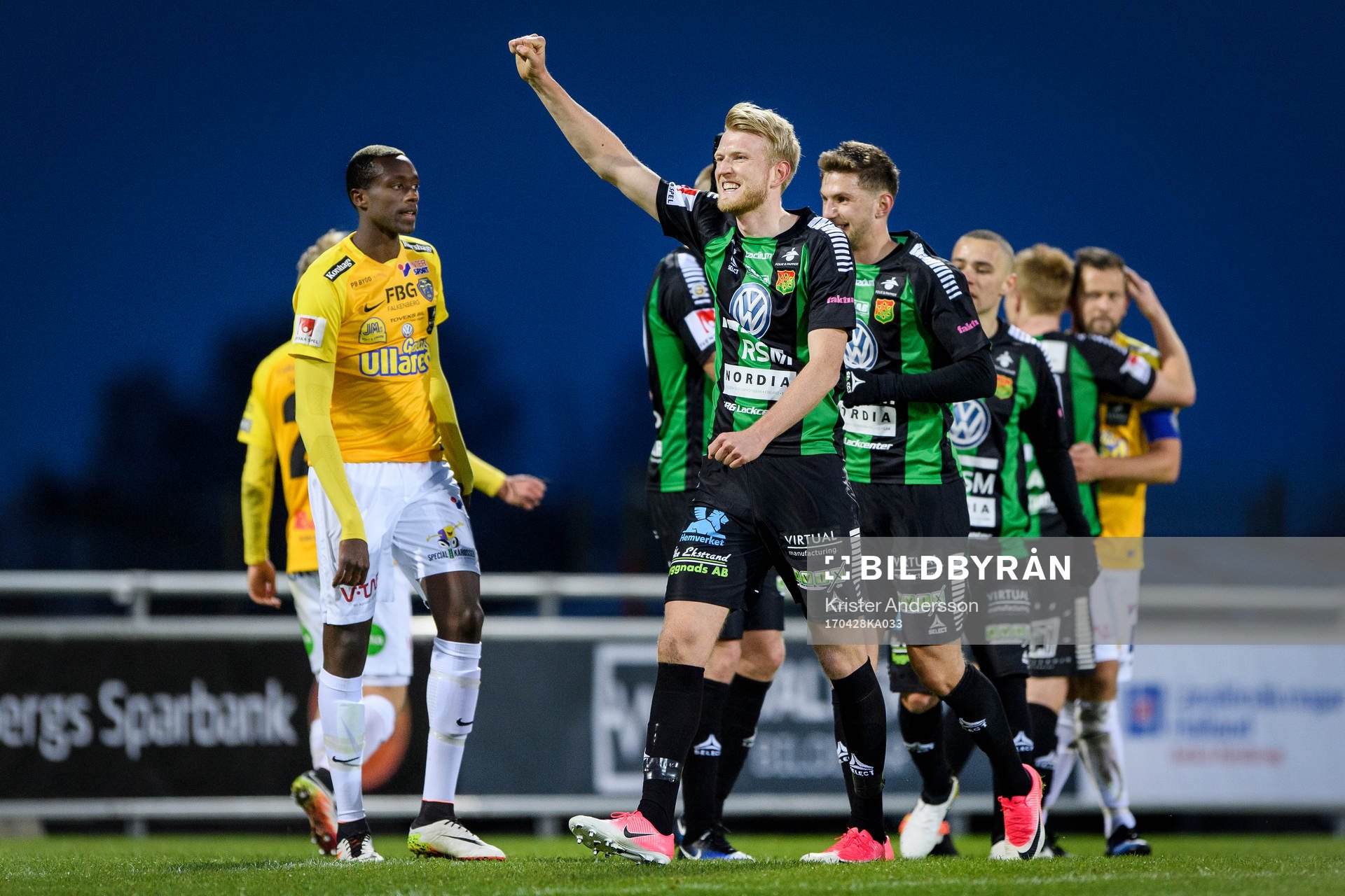 GAIS Carl Nyström jublar