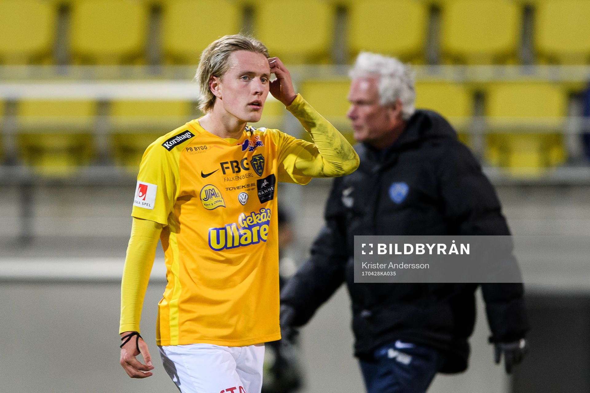 Falkenbergs Viktor Götesson deppar