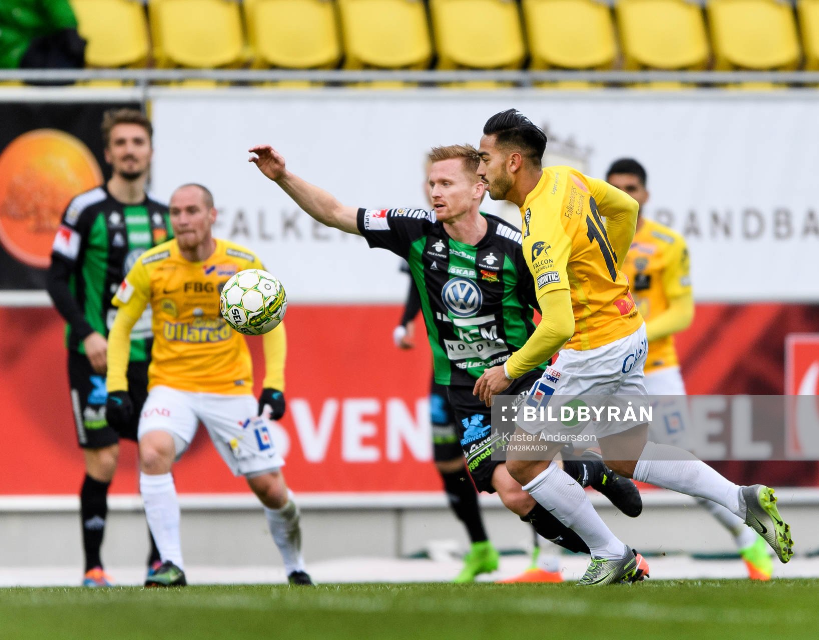 GAIS Dan Keat och Falkenbergs Amin Nazari