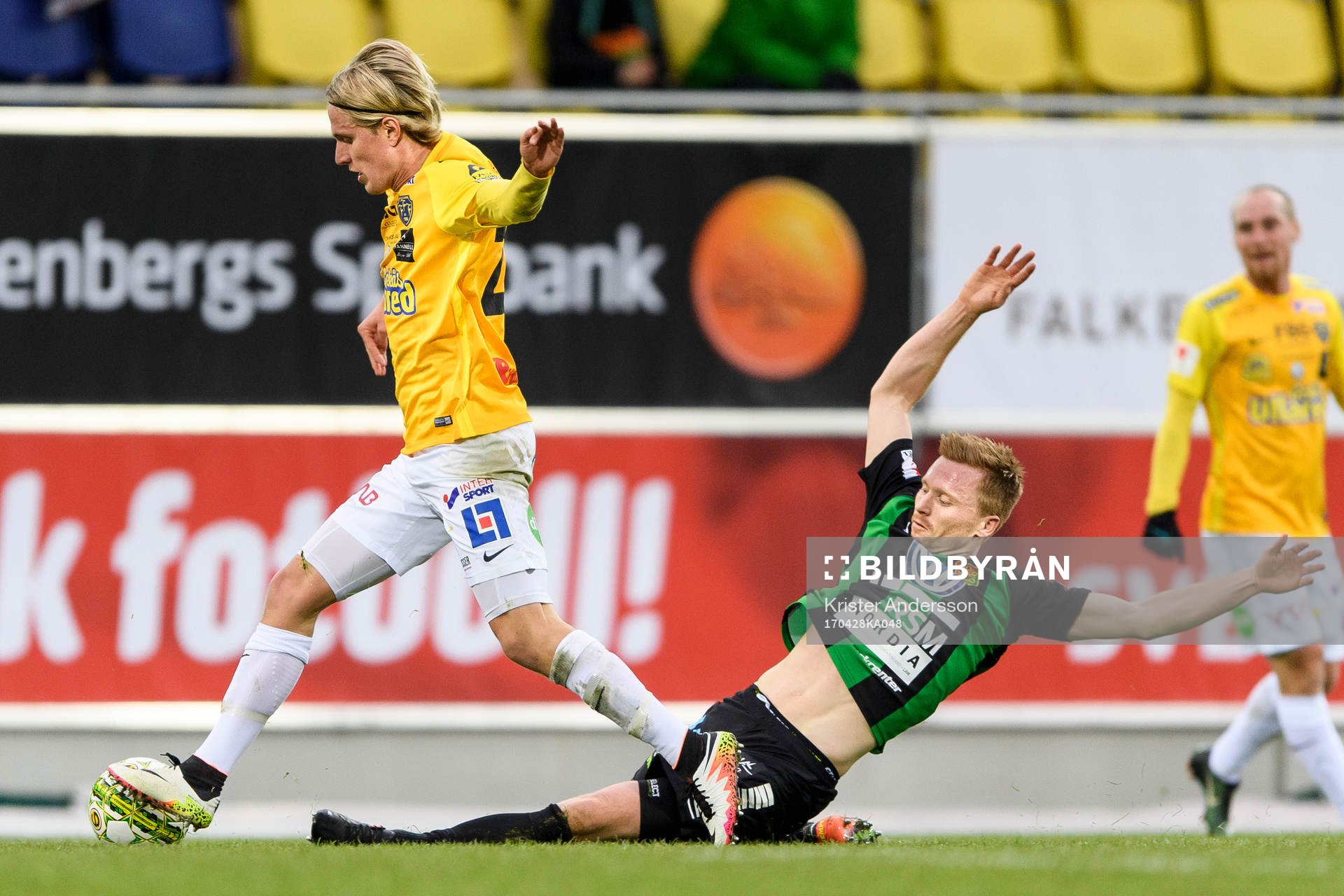 Falkenbergs Viktor Götesson och GAIS Dan Keat