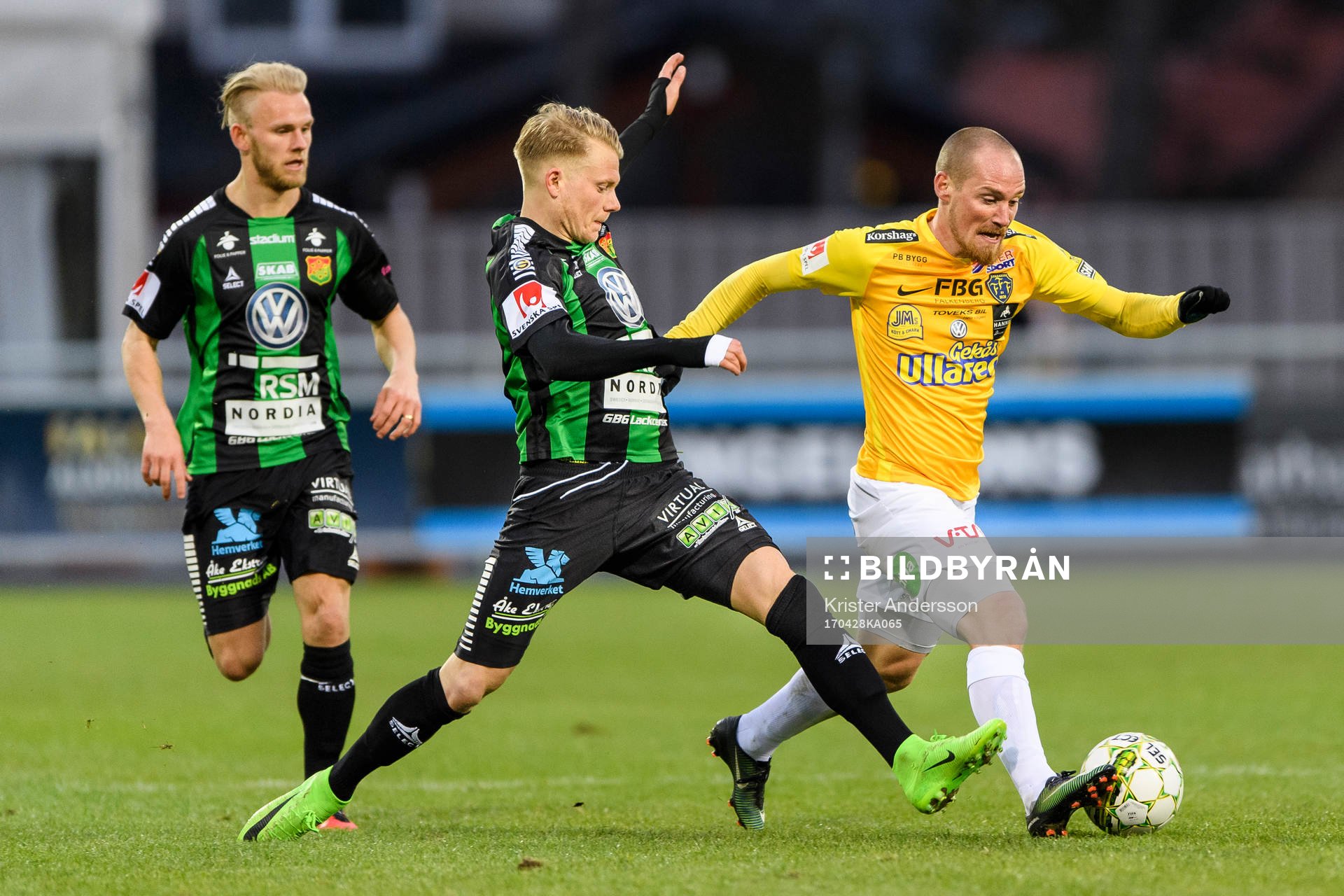 GAIS Johan Svahn och Falkenbergs Christoffer Carlsson