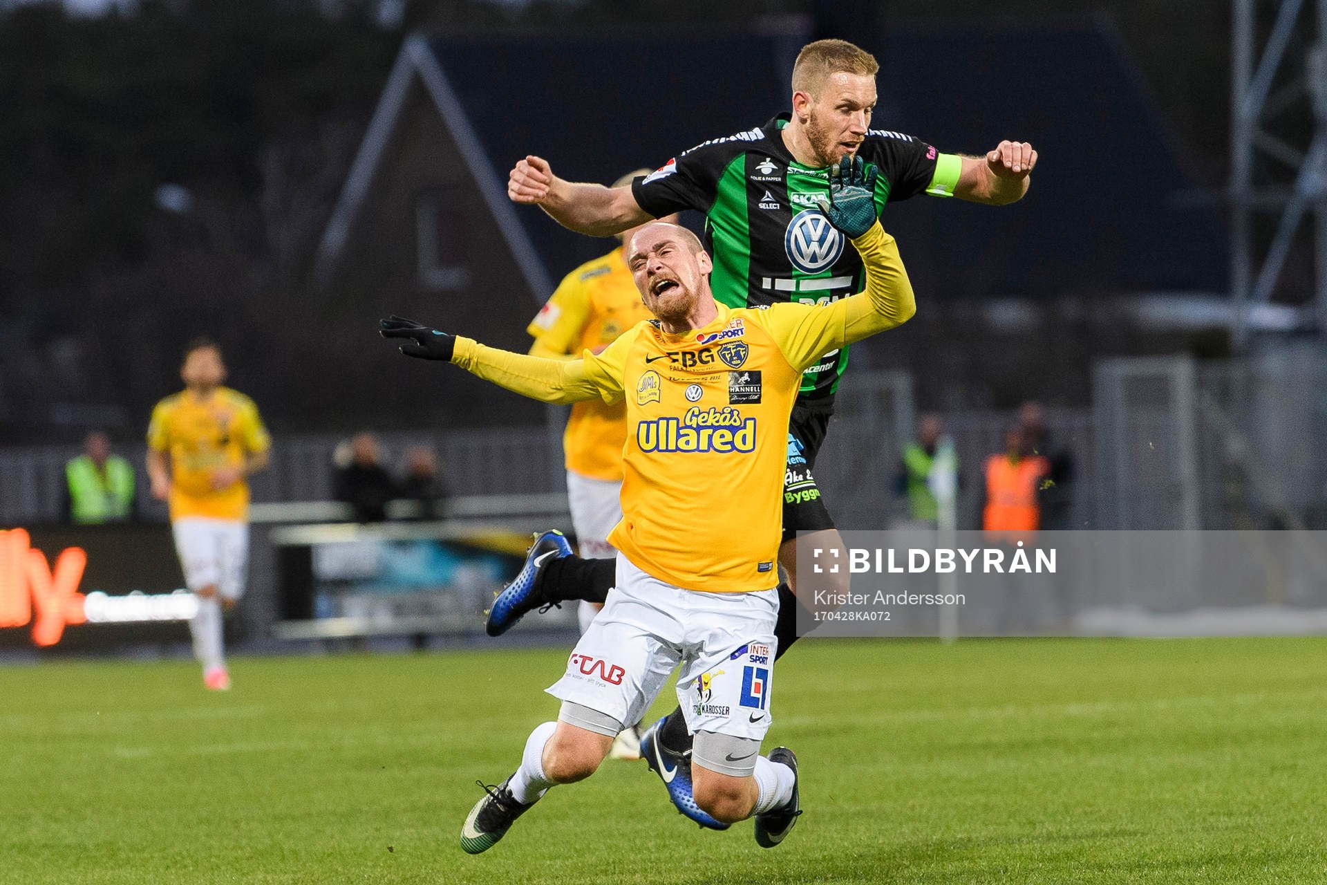 Falkenbergs Christoffer Carlsson och GAIS Steven Old