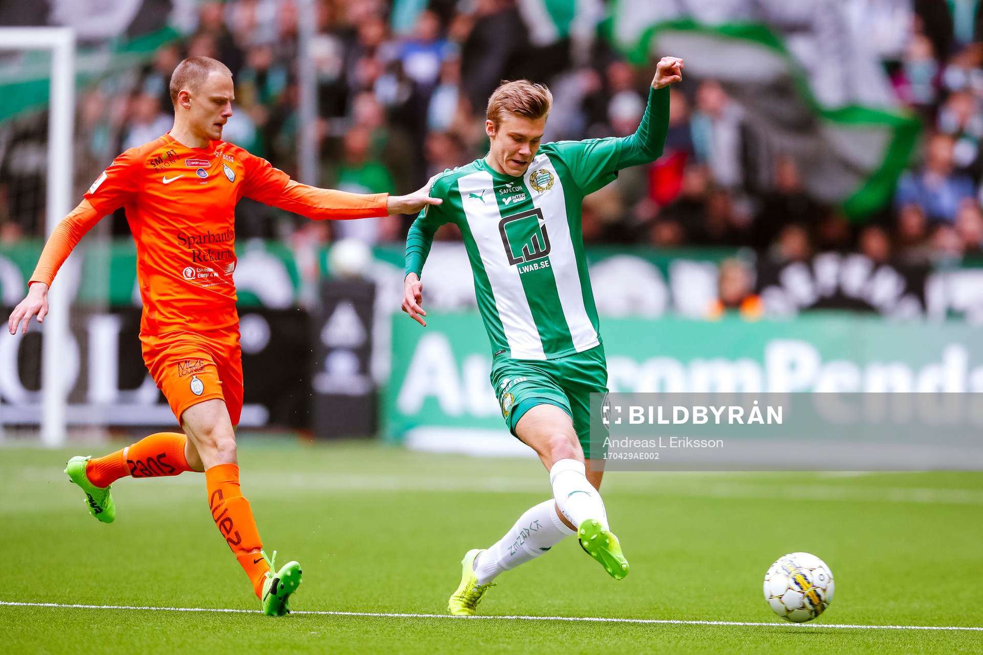 AFC Eskilstunas Simon Alexandersson och Hammarbys Marcus